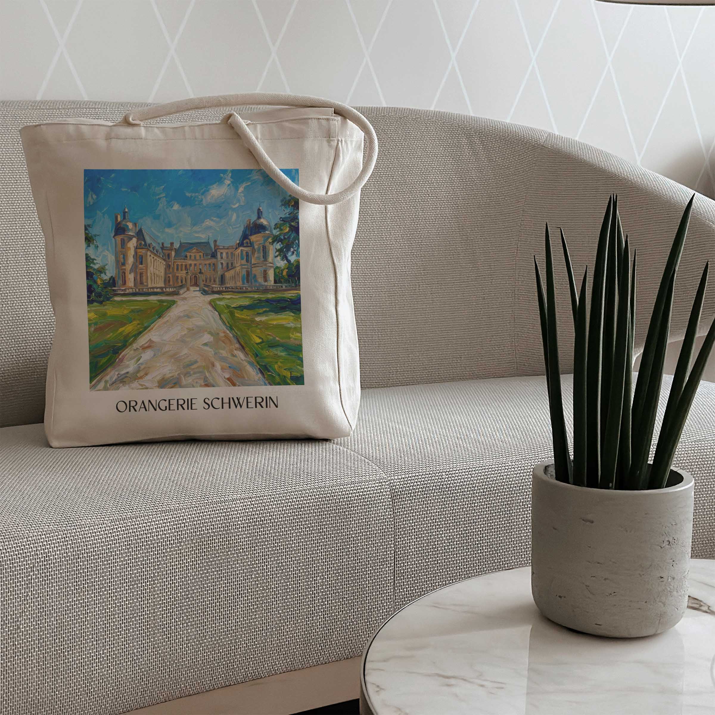 château-d'oiron-deux-sèvres-frankreich-einkaufstasche-oil-painting-oelgemaelde