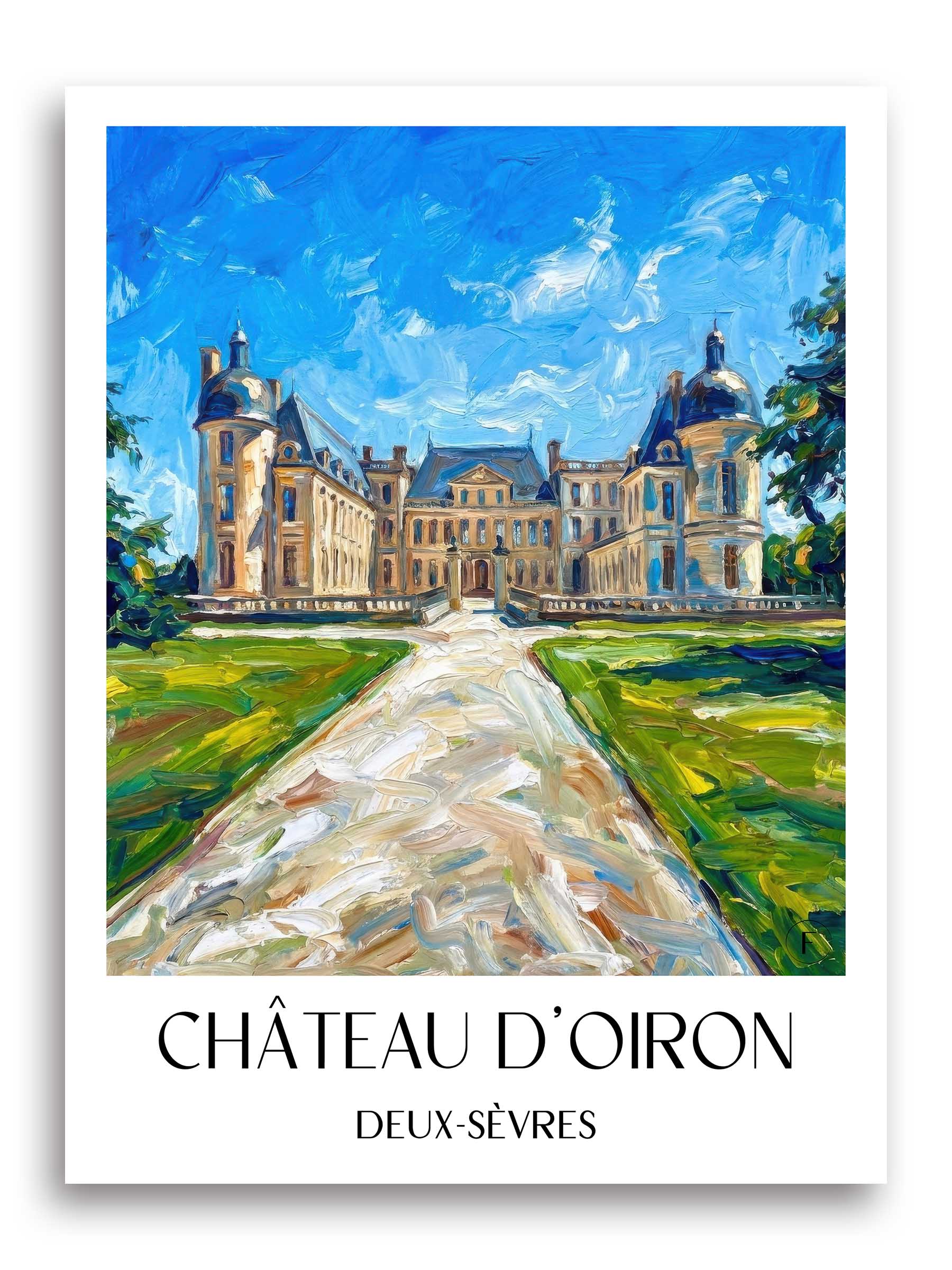 château-d'oiron-deux-sèvres-frankreich-poster-oil-painting-oelgemaelde