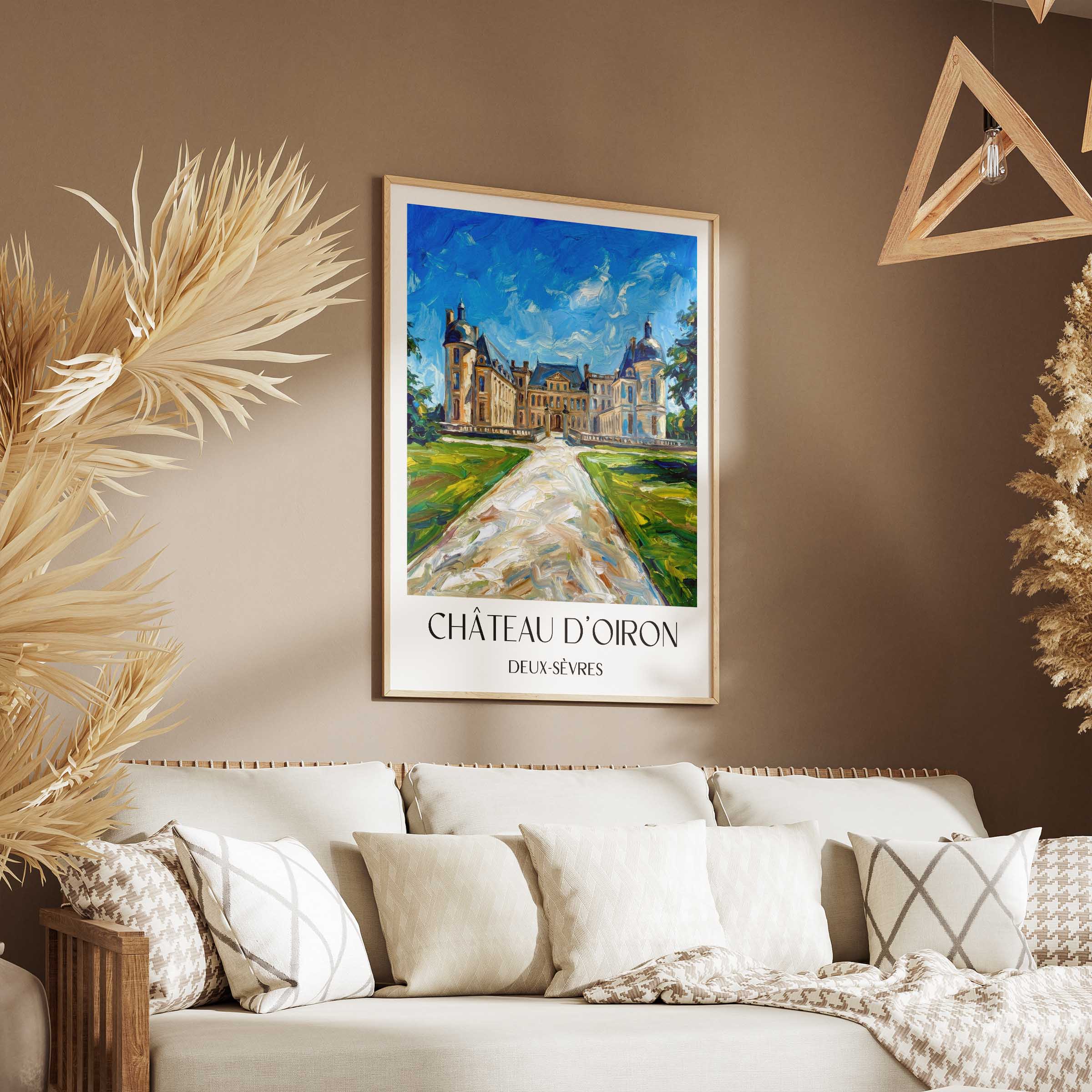 château-d'oiron-deux-sèvres-frankreich-poster-oil-painting-oelgemaelde