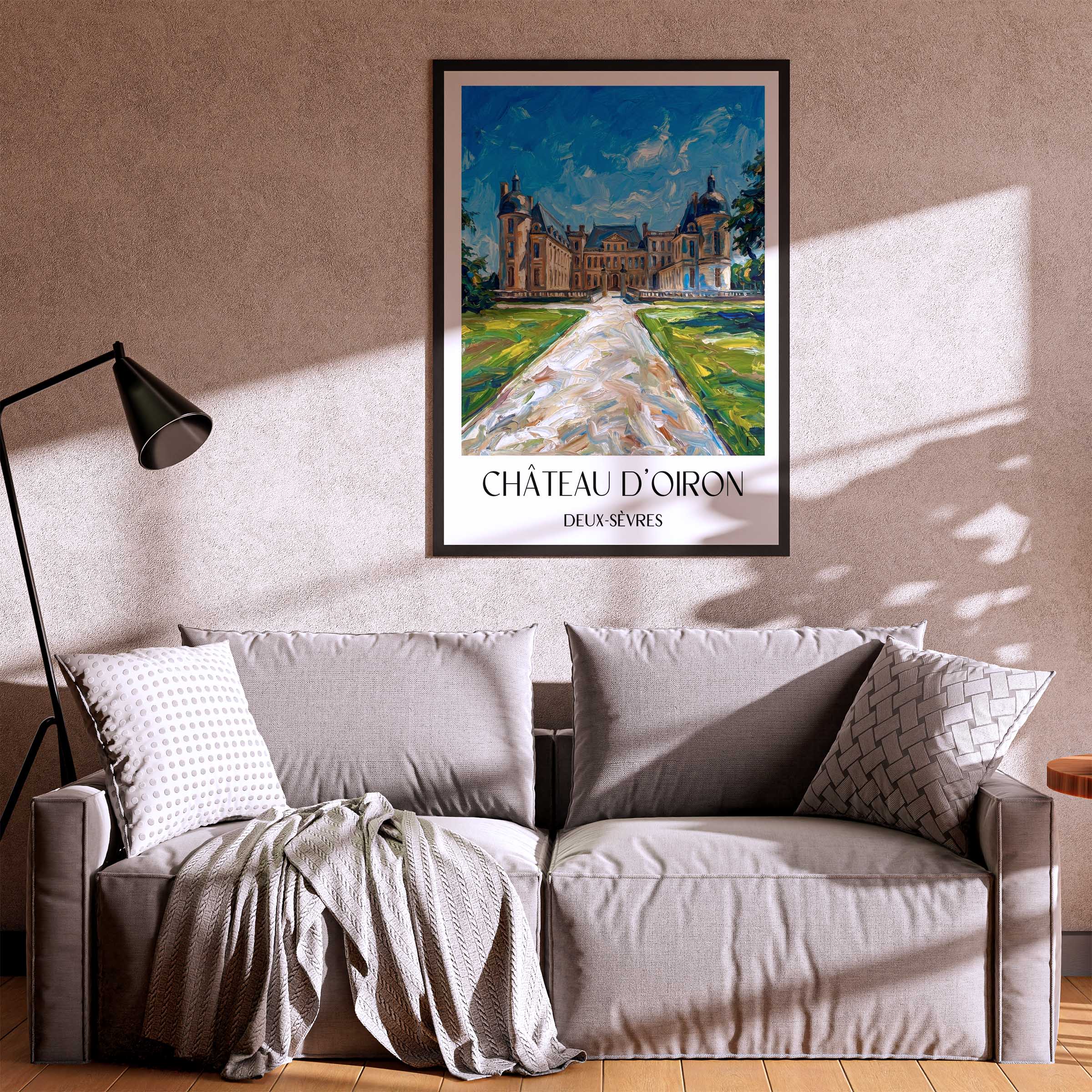 château-d'oiron-deux-sèvres-frankreich-poster-oil-painting-oelgemaelde