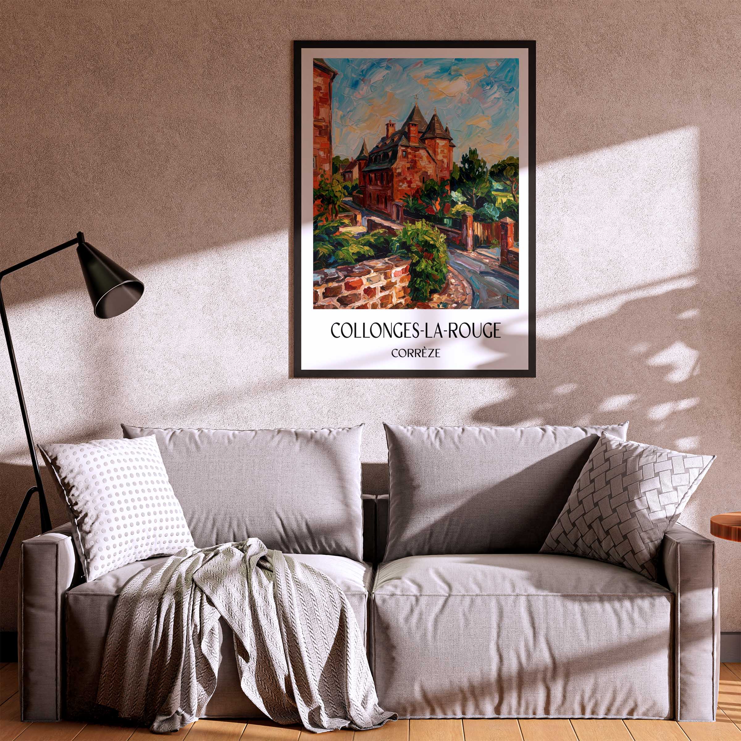 collonges-la-rouge-corrèze-frankreich-poster-oil-painting-oelgemaelde
