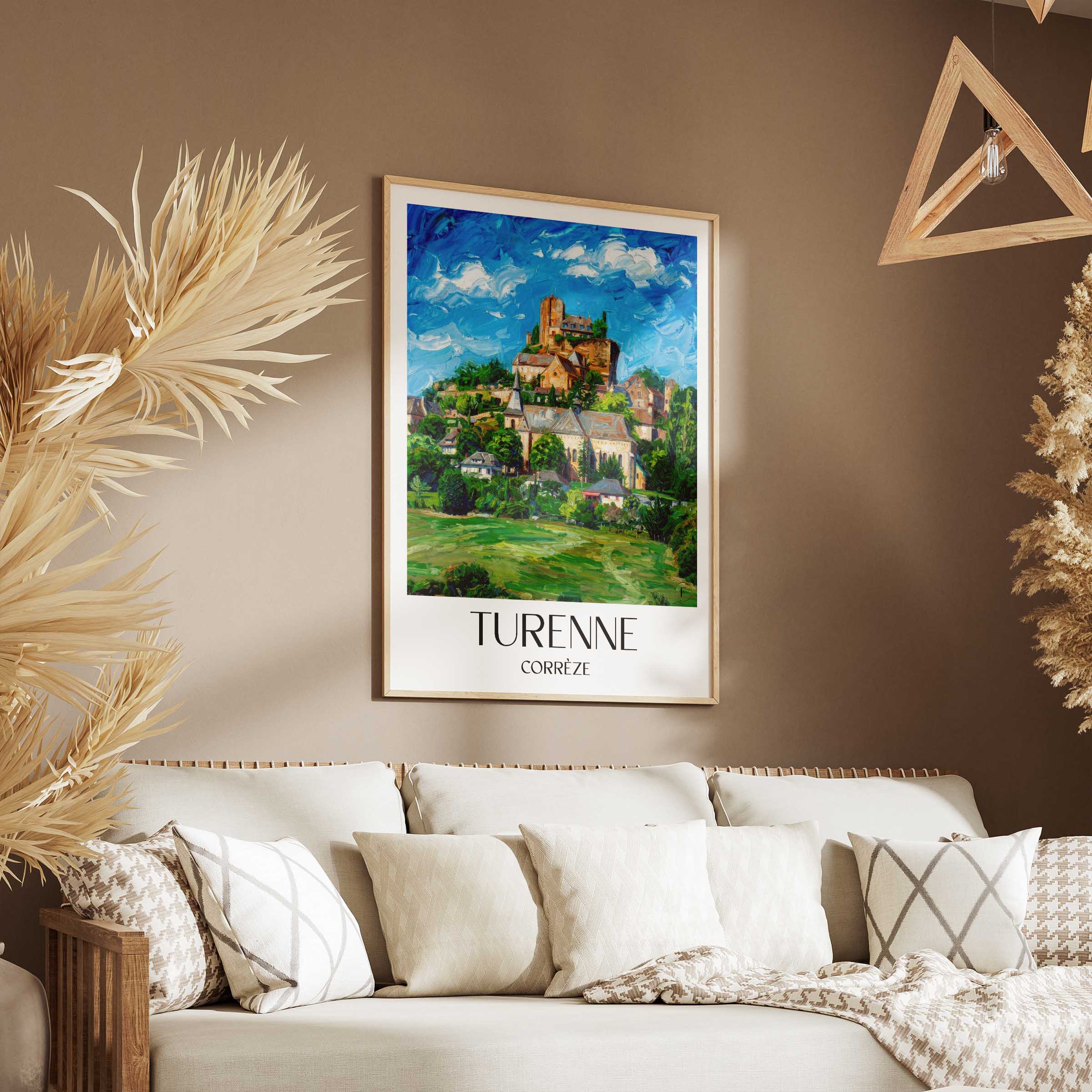turenne-corrèze-frankreich-poster-oil-painting-oelgemaelde