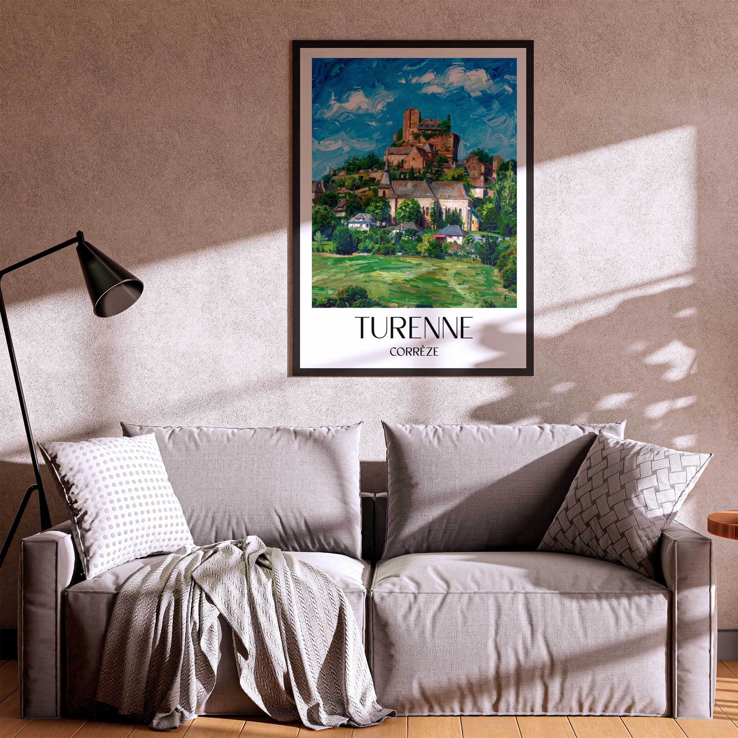 turenne-corrèze-frankreich-poster-oil-painting-oelgemaelde