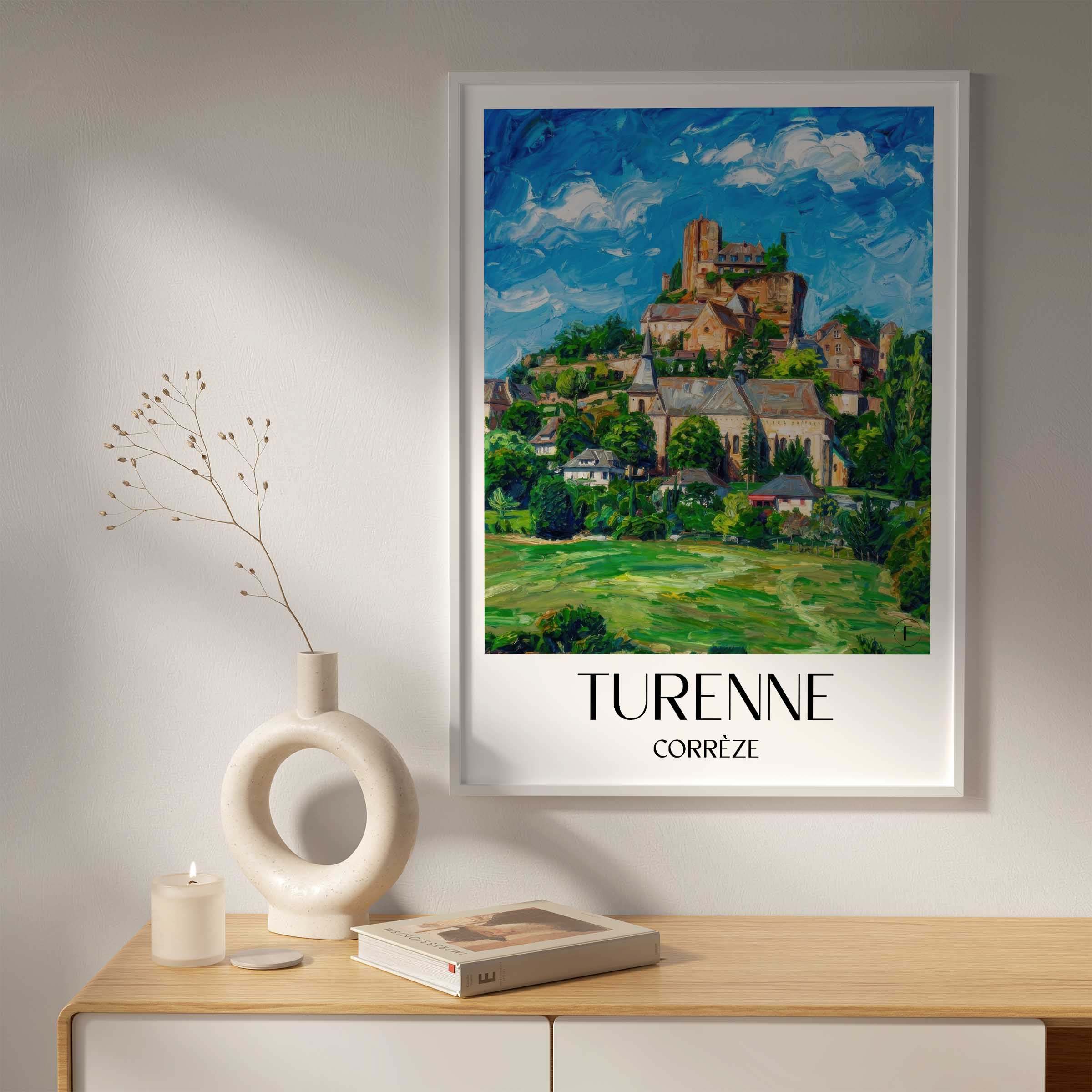 turenne-corrèze-frankreich-poster-oil-painting-oelgemaelde