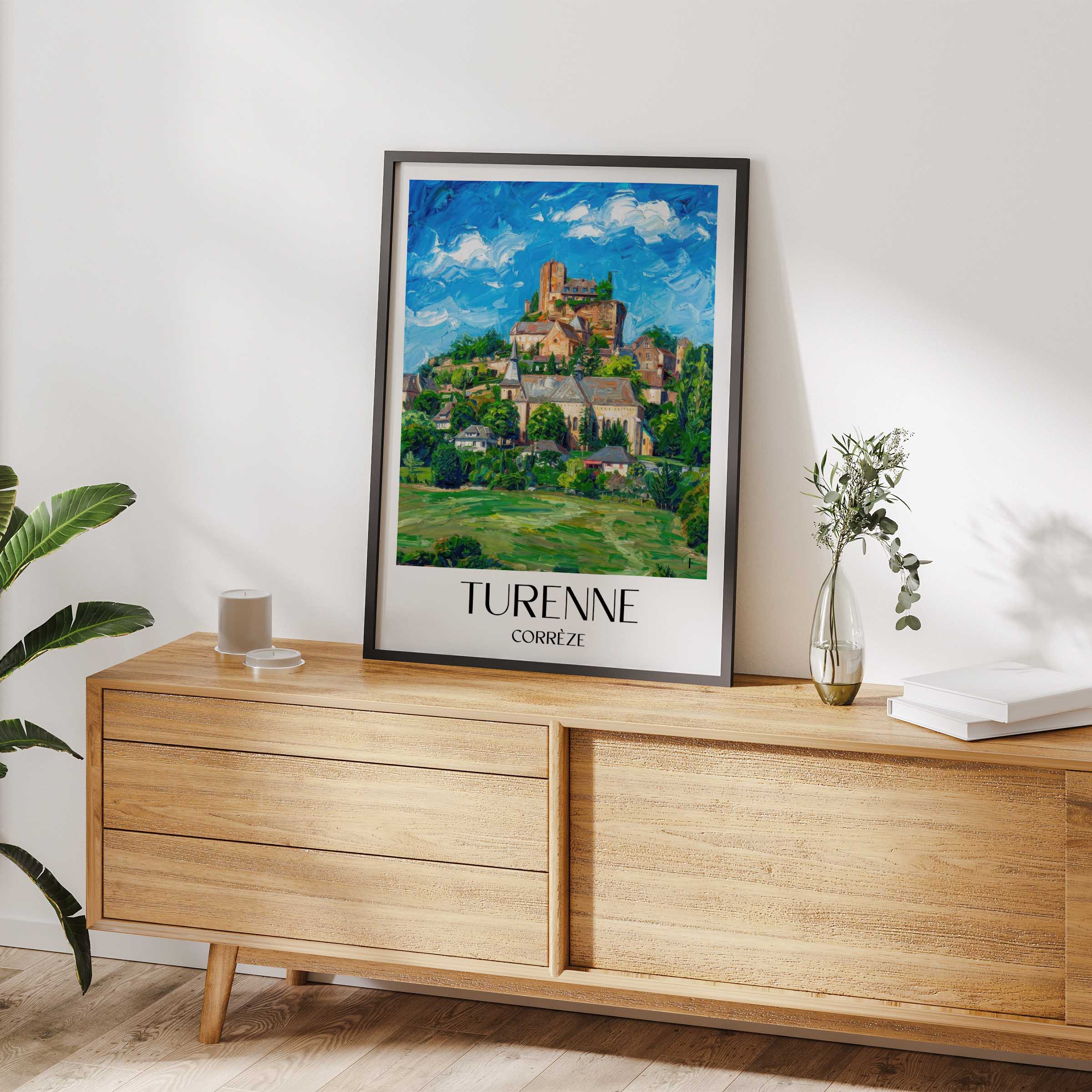 turenne-corrèze-frankreich-poster-oil-painting-oelgemaelde