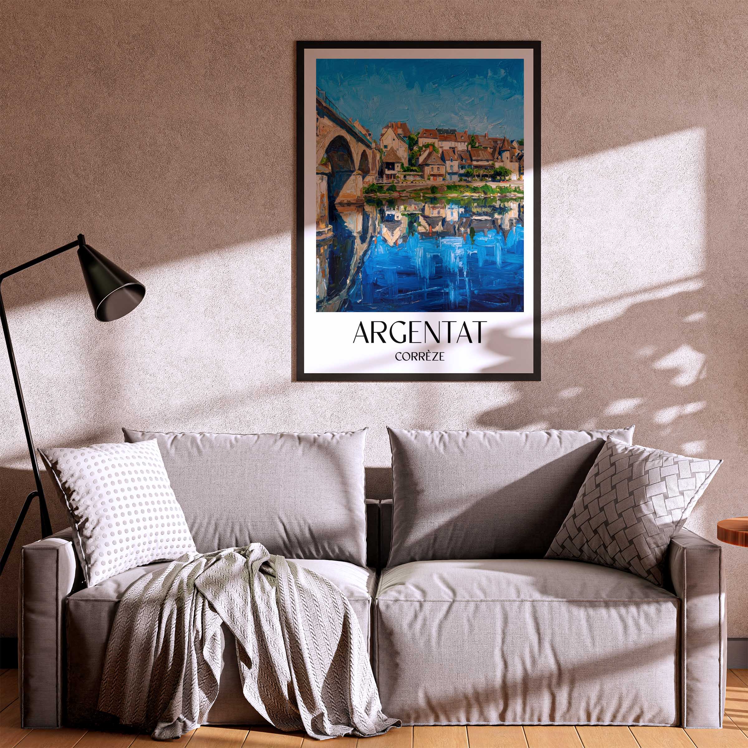 argentat-corrèze-frankreich-poster-oil-painting-oelgemaelde