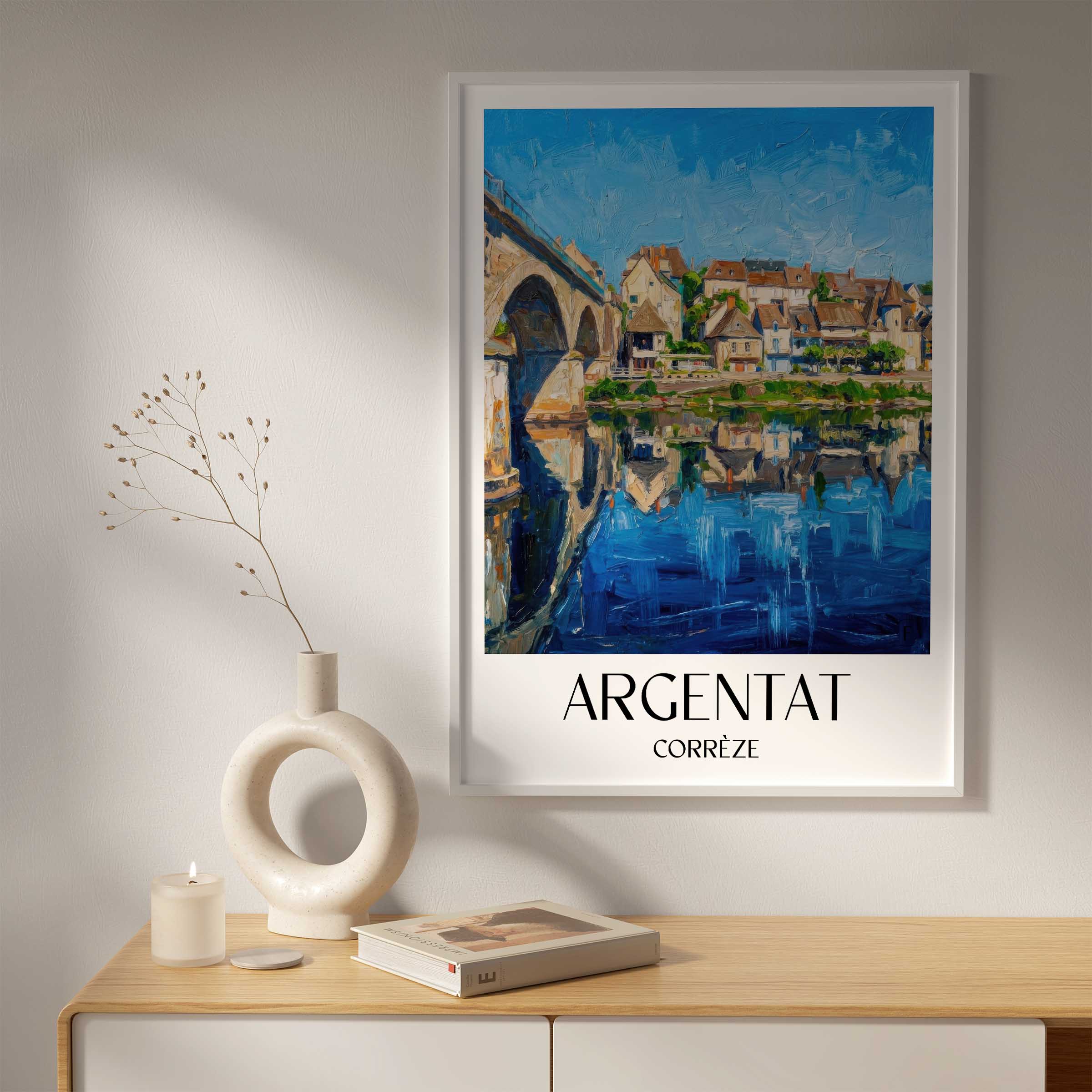 argentat-corrèze-frankreich-poster-oil-painting-oelgemaelde