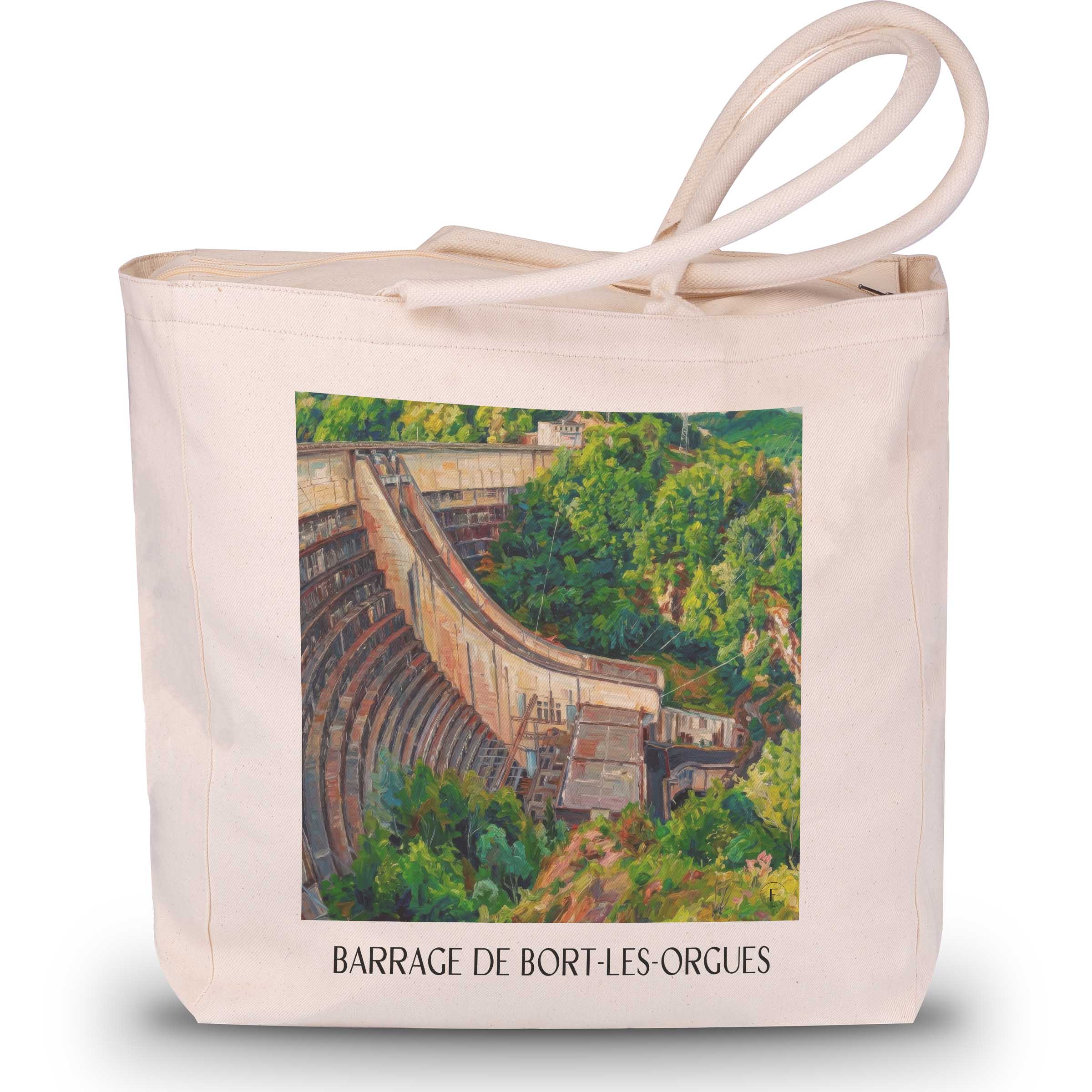 barrage-de-bort-les-orgues-corrèze-frankreich-einkaufstasche-oil-painting-oelgemaelde