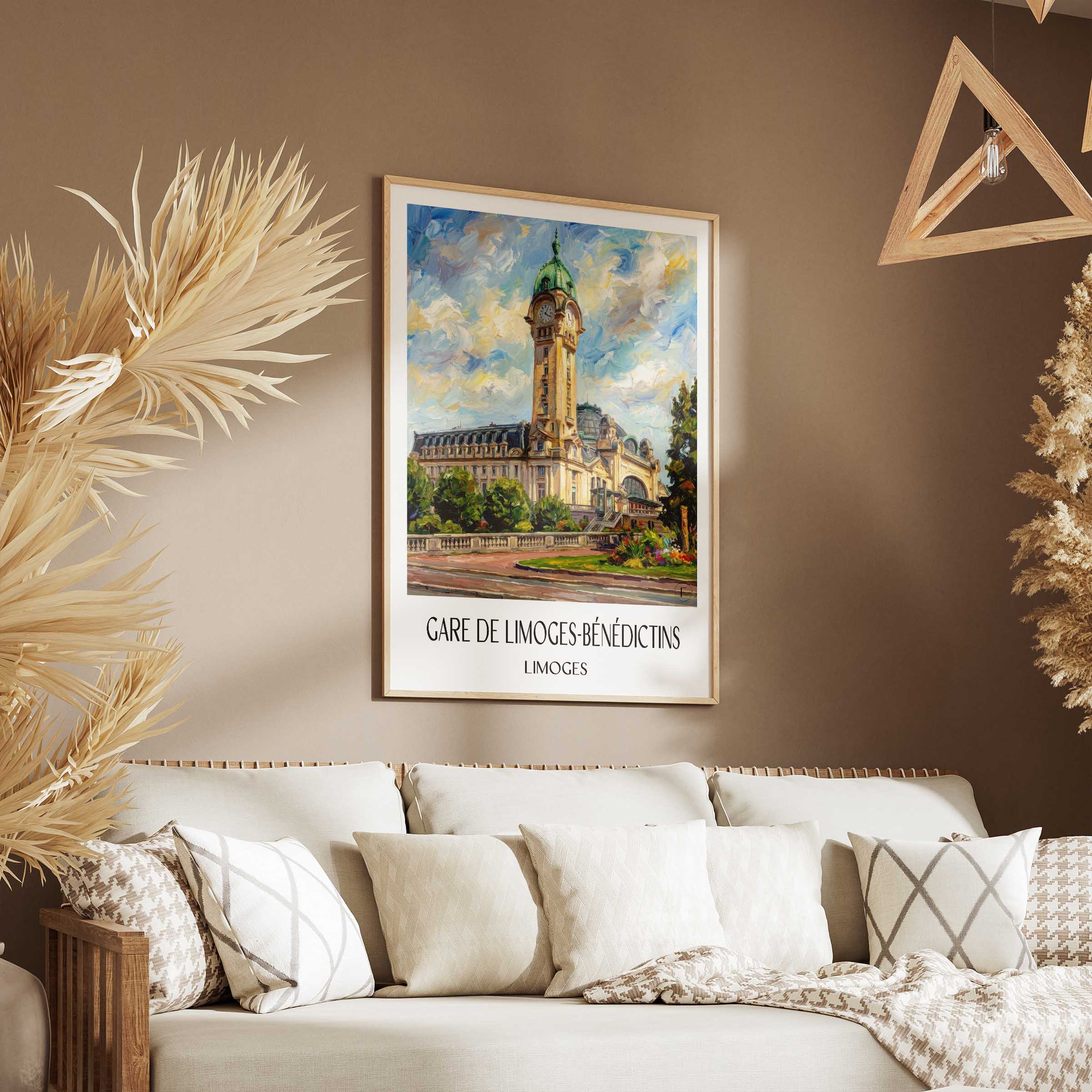 gare-de-limoges-bénédictins-limoges-frankreich-poster-oil-painting-oelgemaelde