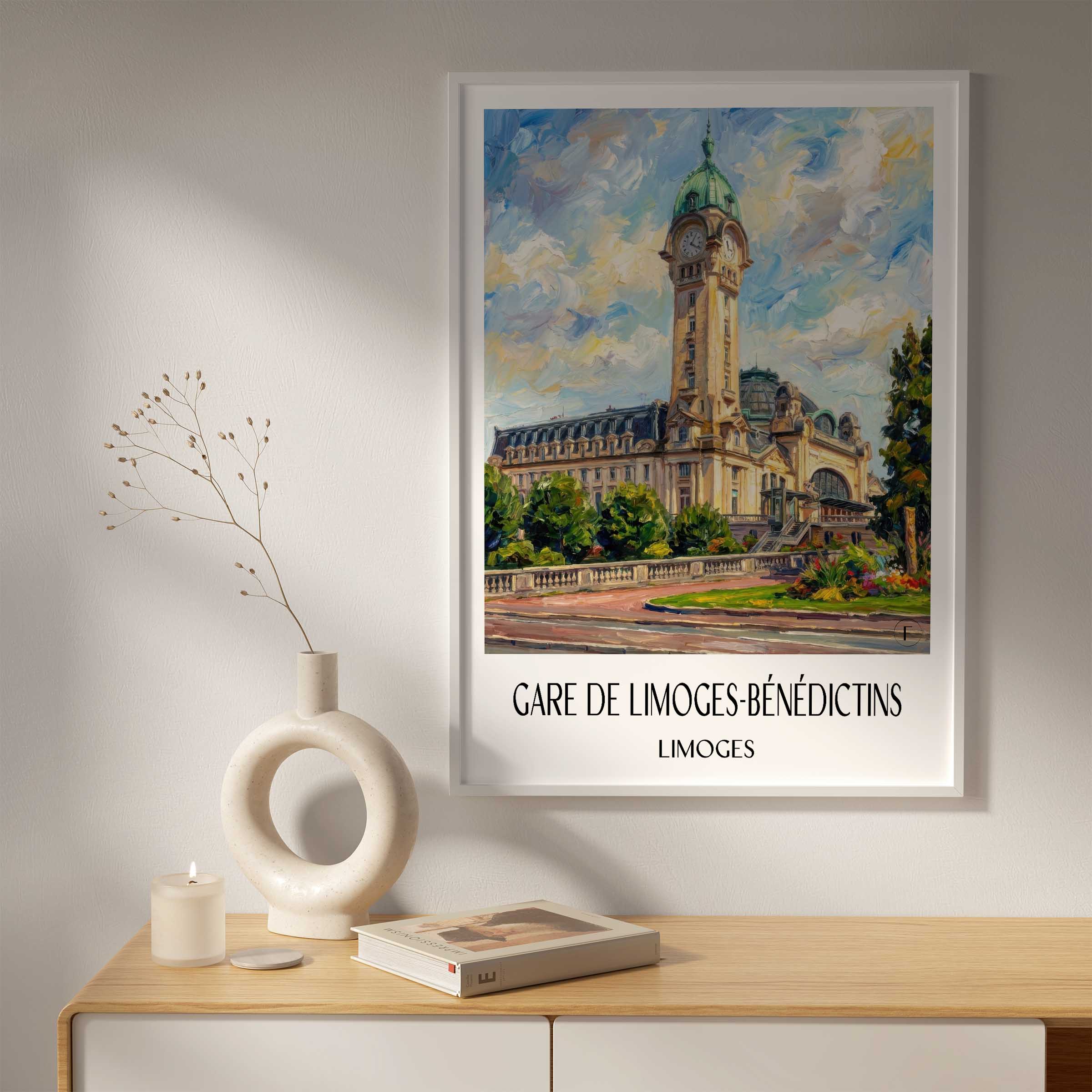 gare-de-limoges-bénédictins-limoges-frankreich-poster-oil-painting-oelgemaelde