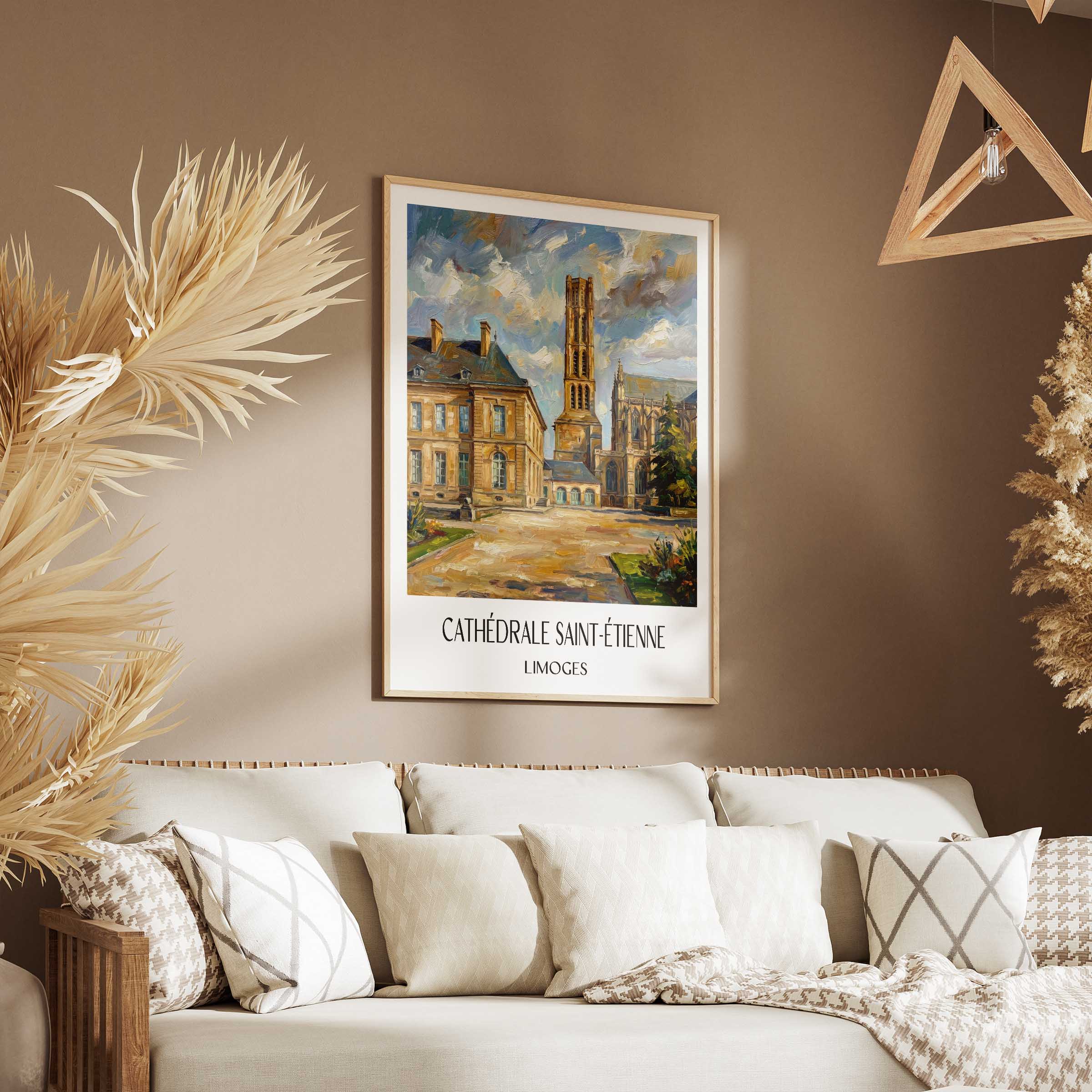 cathédrale-saint-étienne-limoges-frankreich-poster-oil-painting-oelgemaelde