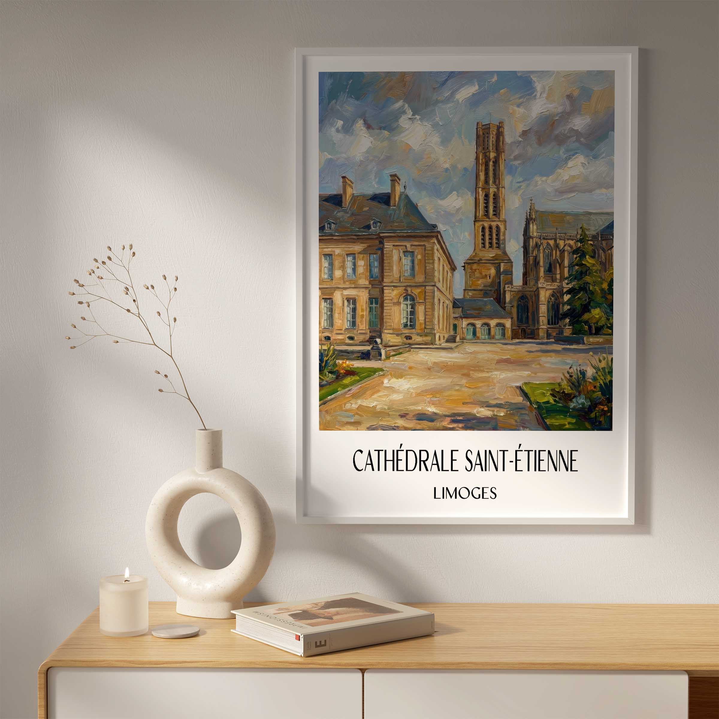 cathédrale-saint-étienne-limoges-frankreich-poster-oil-painting-oelgemaelde