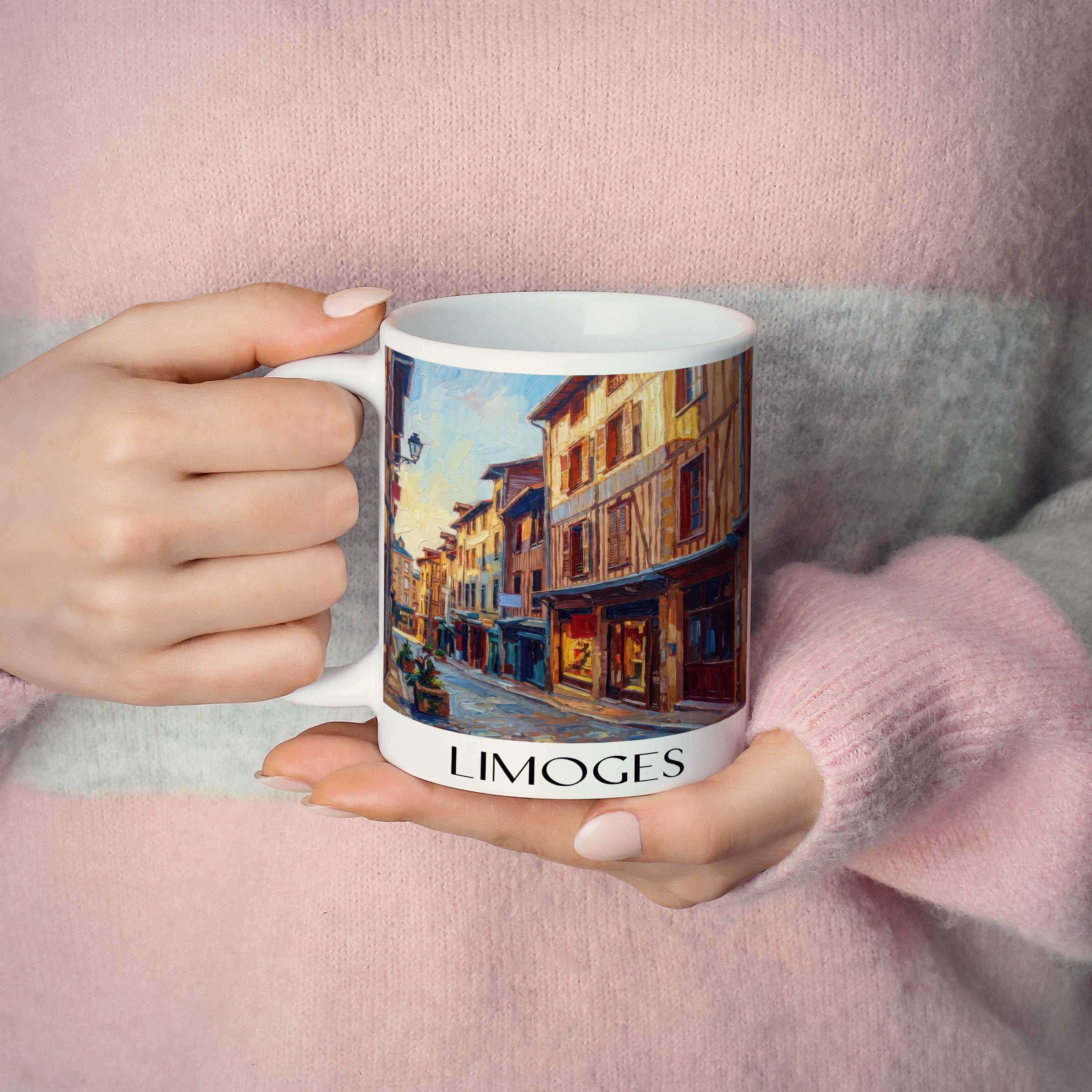 limoges-haute-vienne-frankreich-kaffeebecher-oil-painting-oelgemaelde