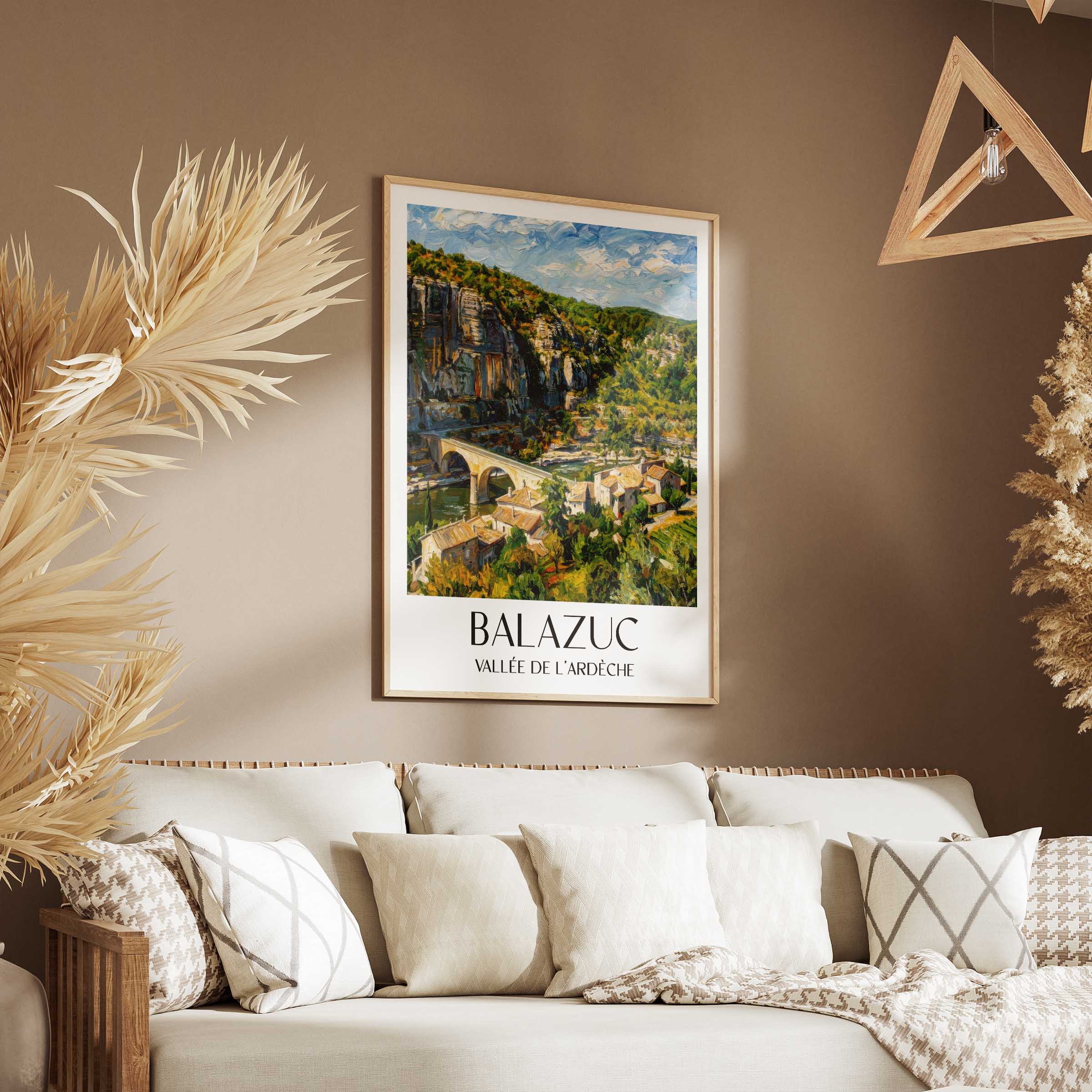 balazuc-vallée-de-l'ardèche-frankreich-poster-oil-painting-oelgemaelde