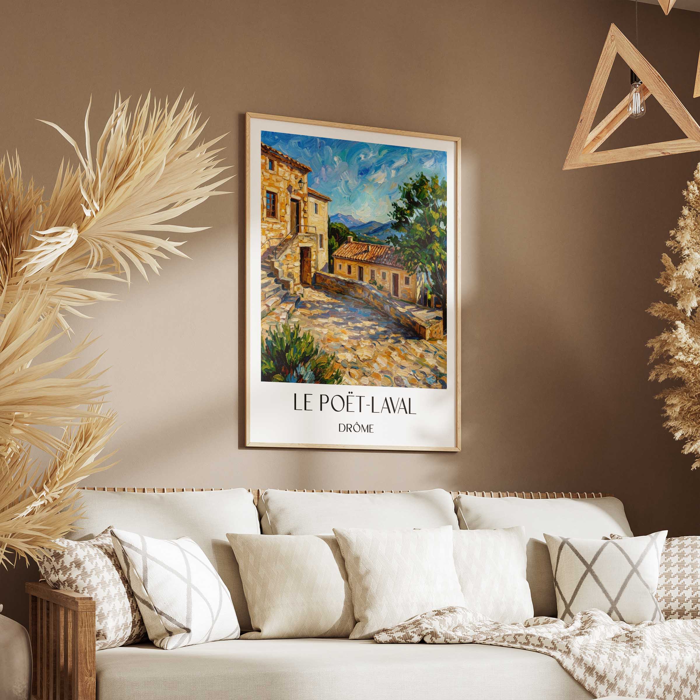 le-poët-laval-drôme-frankreich-poster-oil-painting-oelgemaelde
