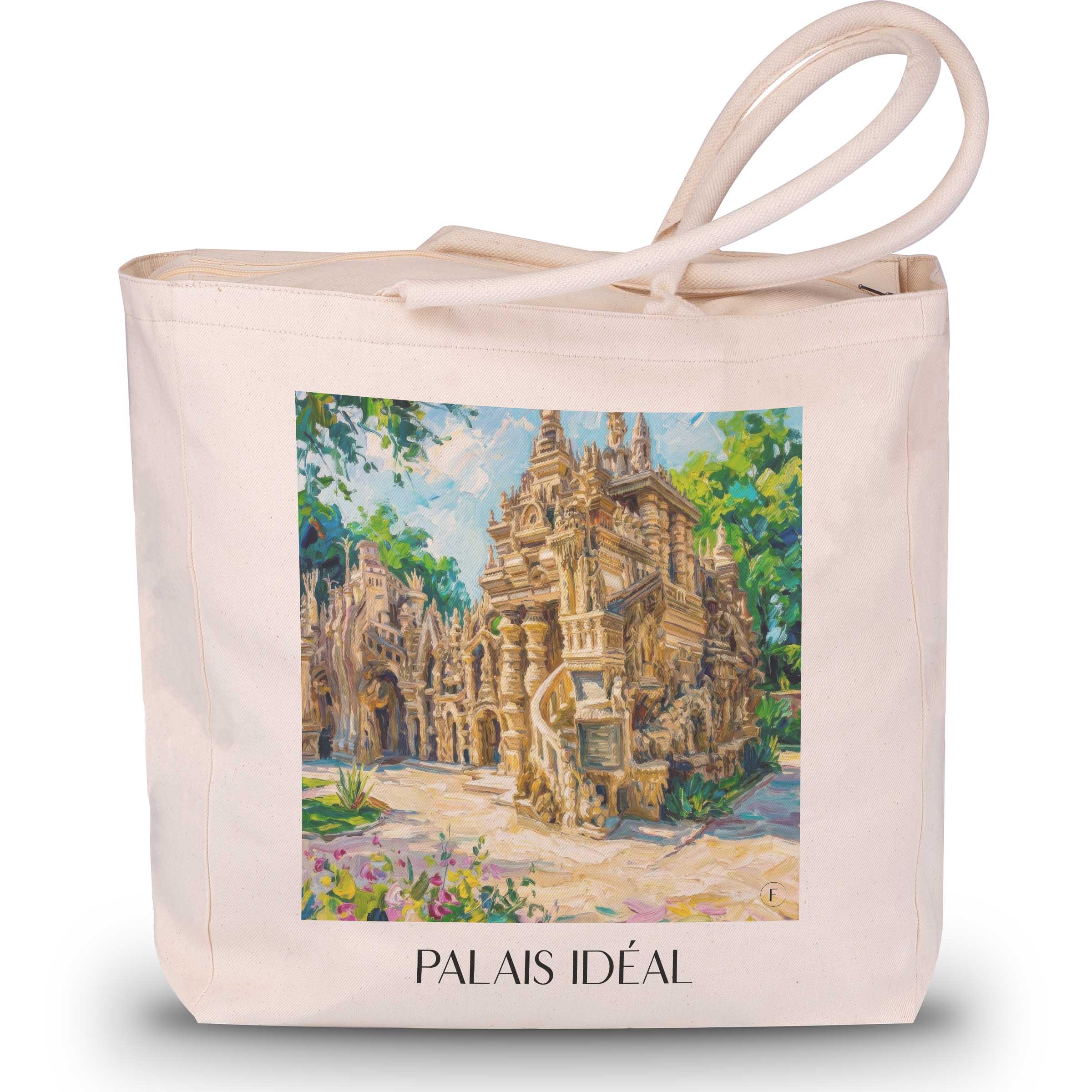 palais-idéal-hauterives-frankreich-einkaufstasche-oil-painting-oelgemaelde