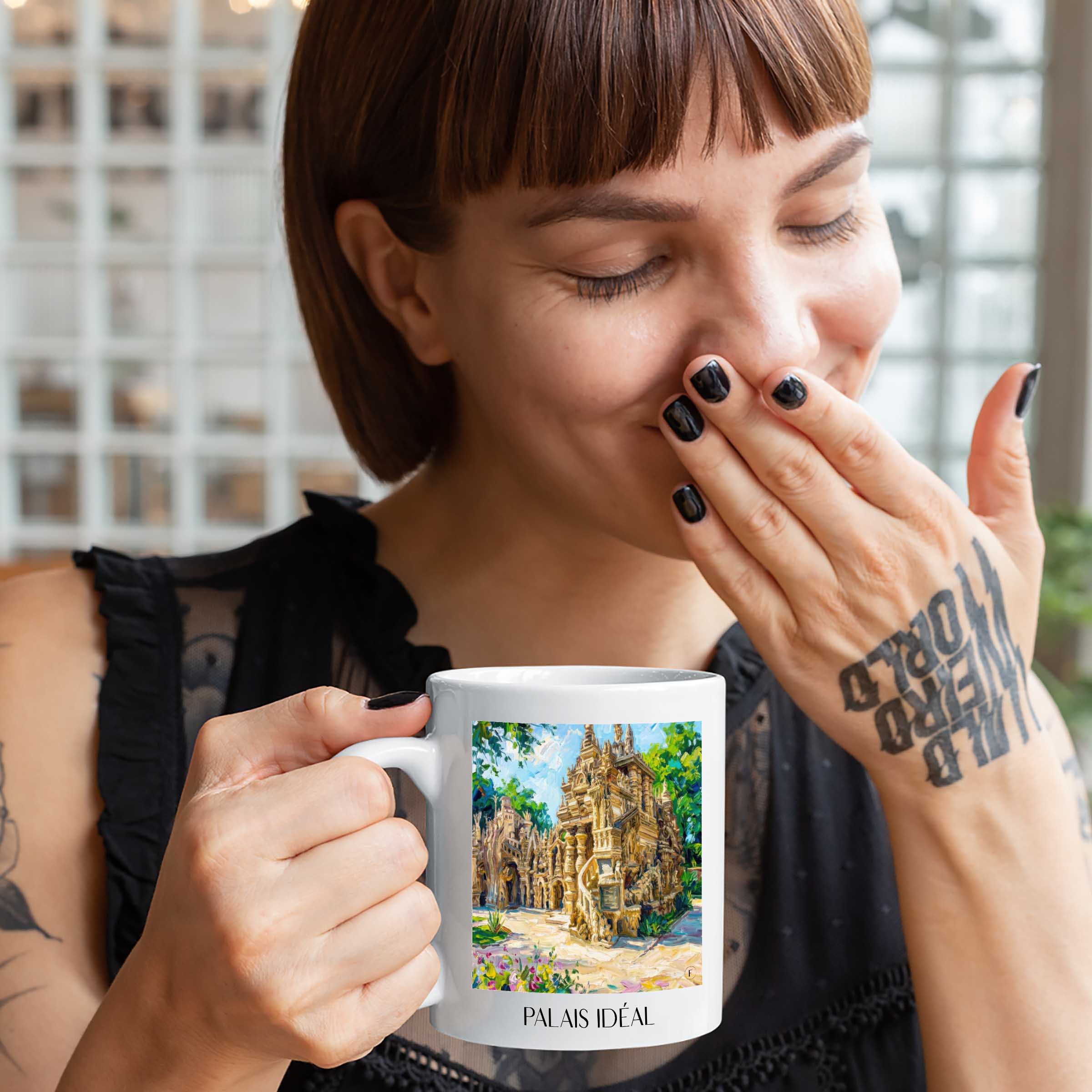 palais-idéal-hauterives-frankreich-kaffeebecher-oil-painting-oelgemaelde