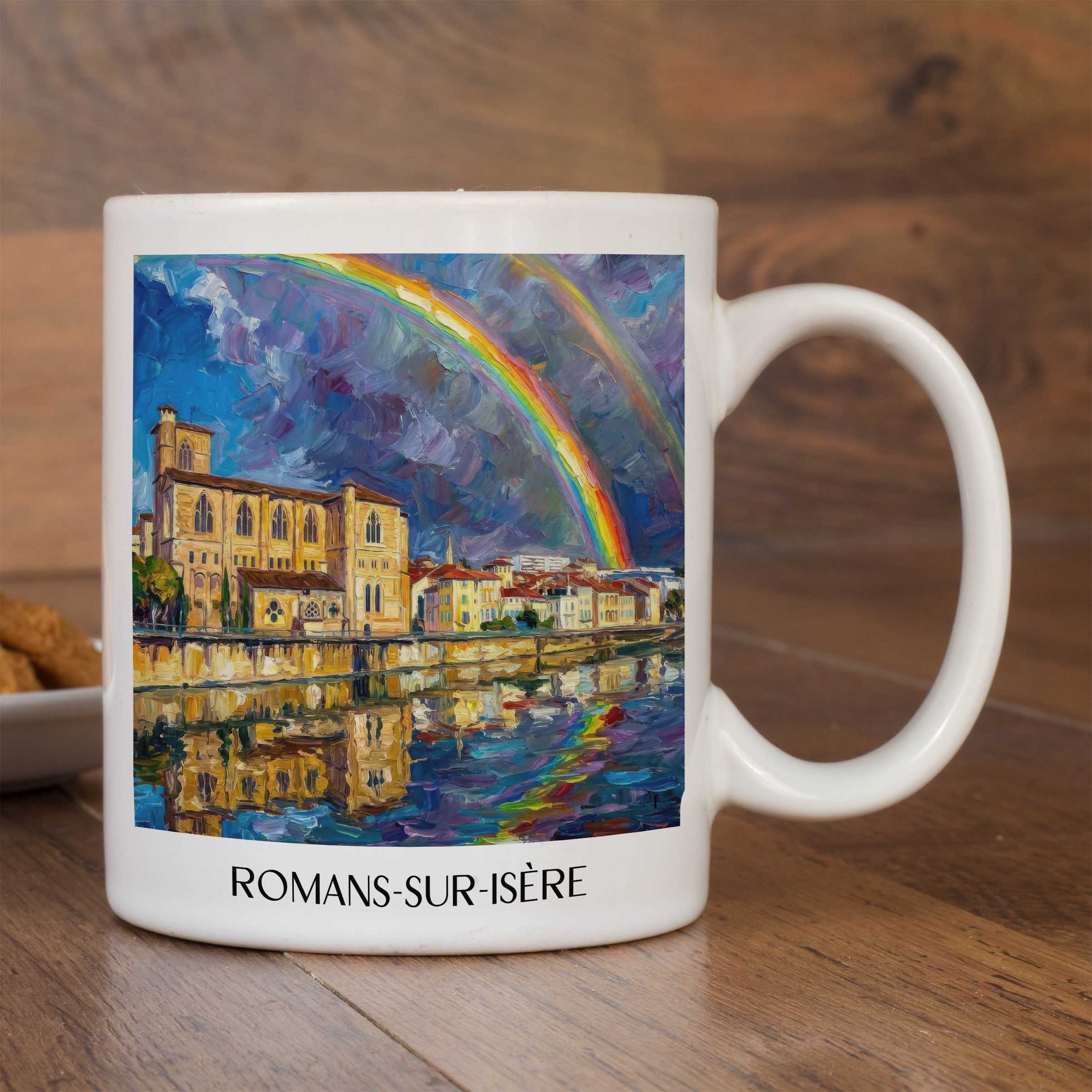 romans-sur-isère-drôme-frankreich-kaffeebecher-oil-painting-oelgemaelde