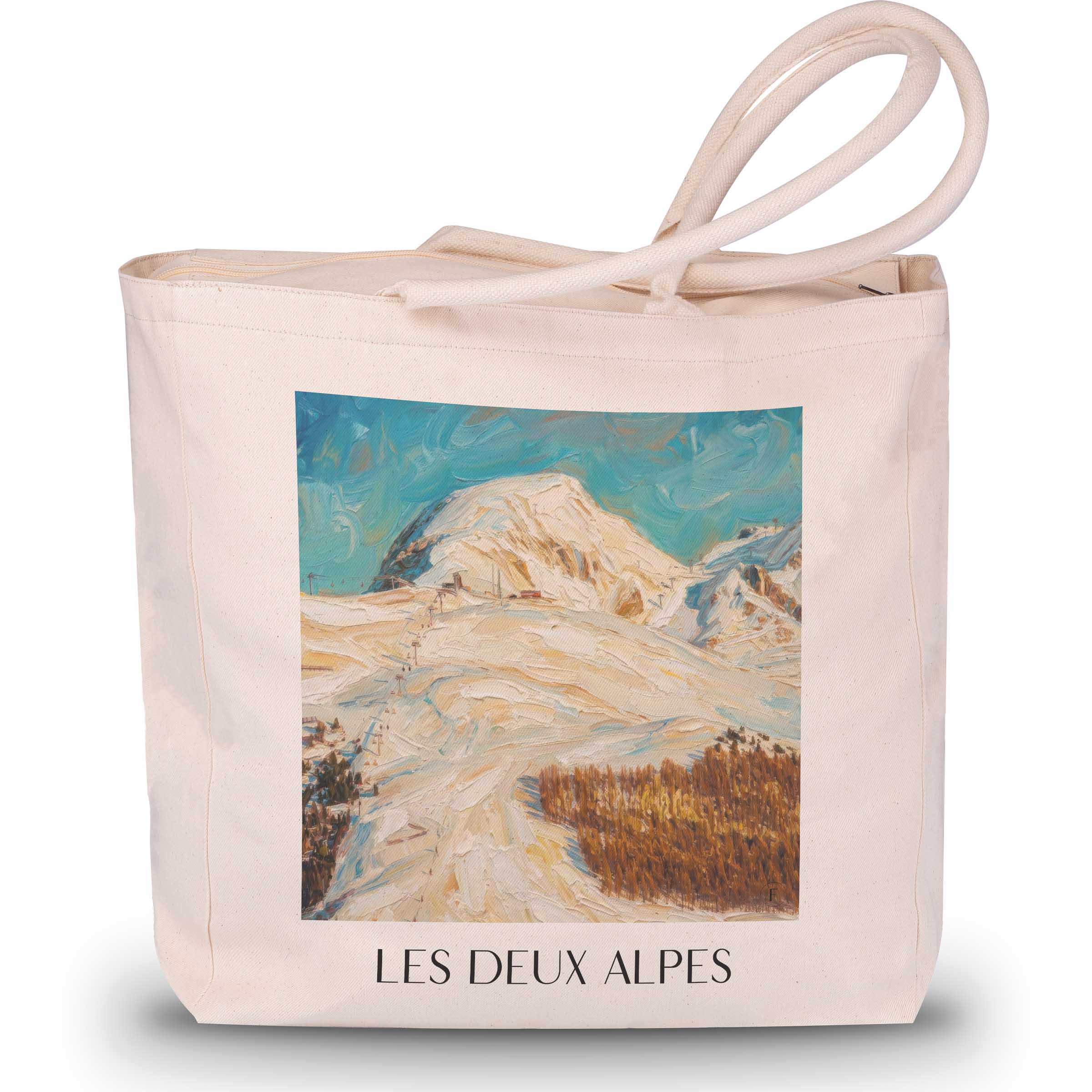 les-deux-alpes-oisans-frankreich-einkaufstasche-oil-painting-oelgemaelde