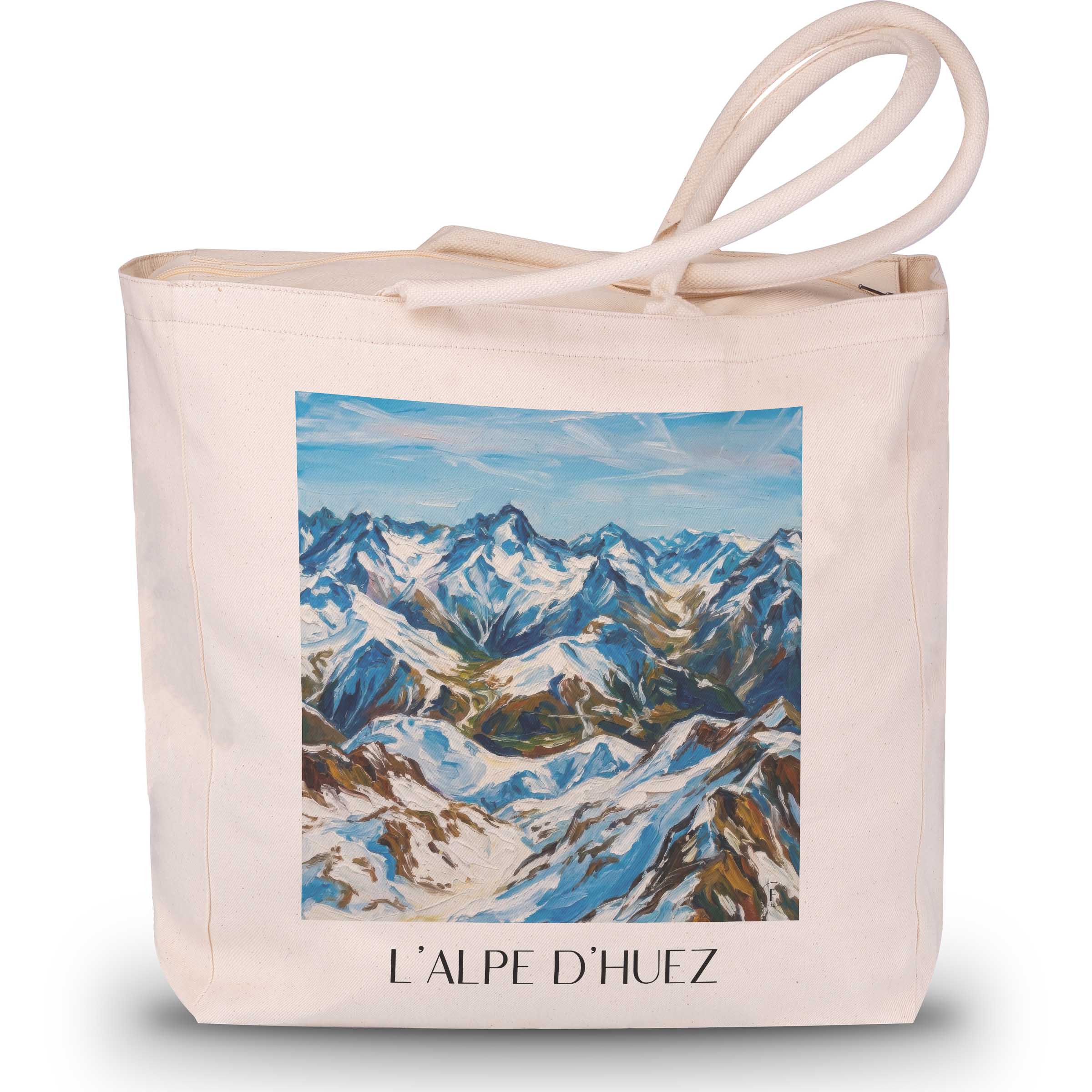 l'alpe-d'huez-oisans-frankreich-einkaufstasche-oil-painting-oelgemaelde