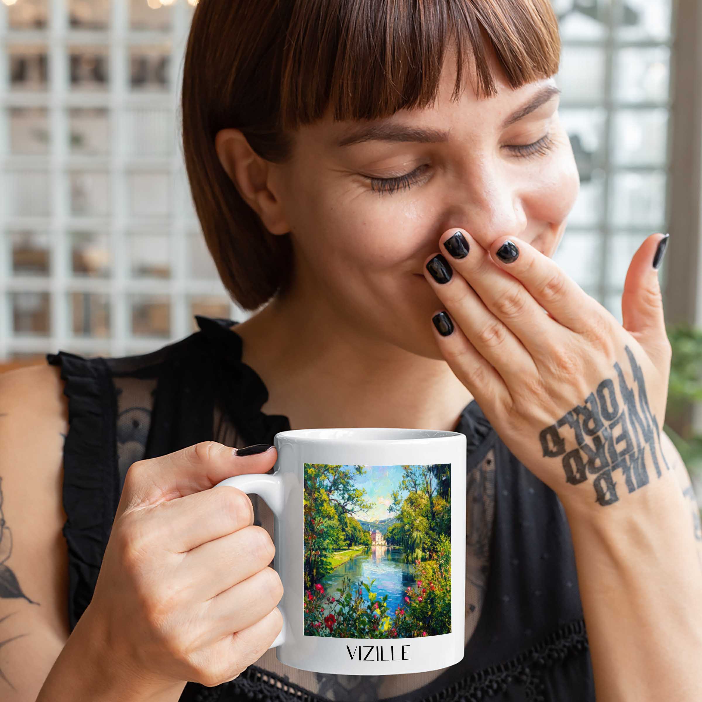 vizille-isère-frankreich-kaffeebecher-oil-painting-oelgemaelde