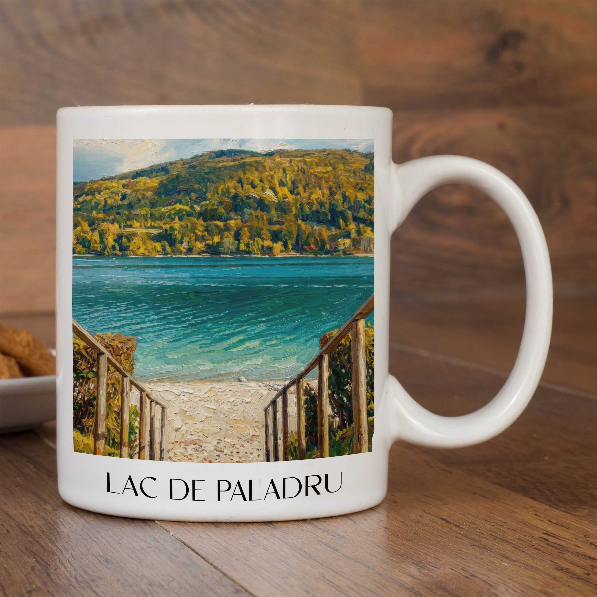 lac-de-paladru-isère-frankreich-kaffeebecher-oil-painting-oelgemaelde