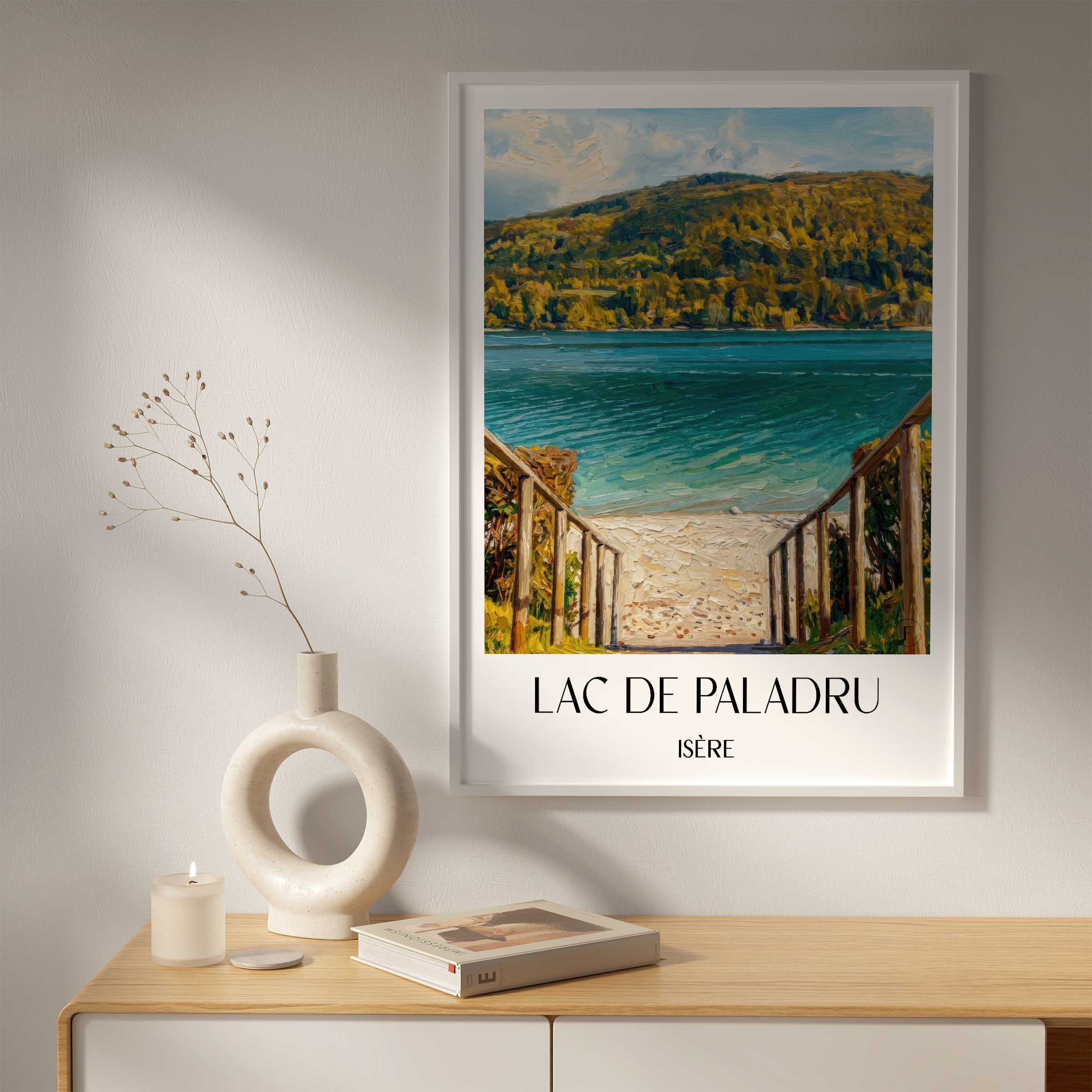 lac-de-paladru-isère-frankreich-poster-oil-painting-oelgemaelde