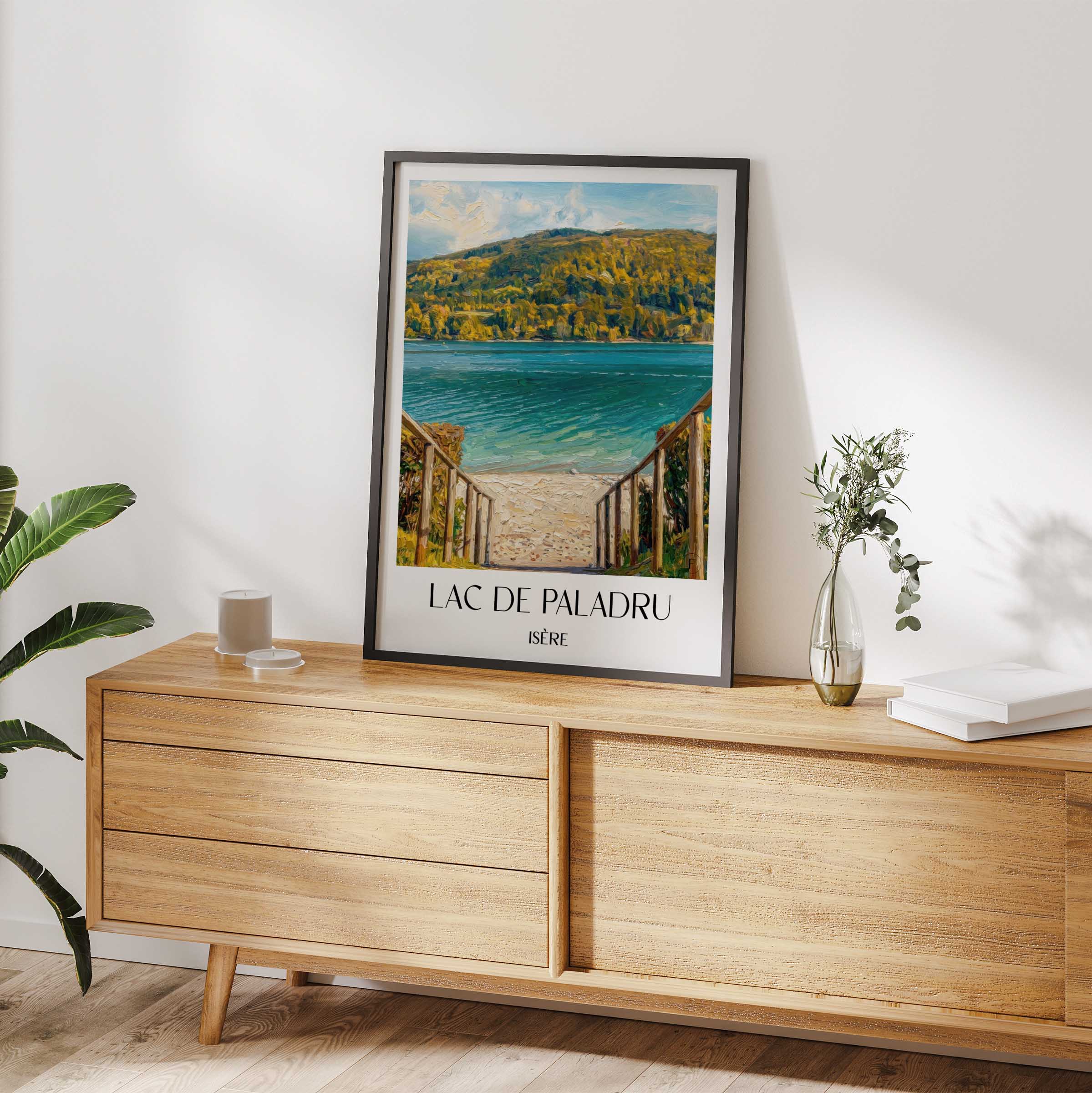 lac-de-paladru-isère-frankreich-poster-oil-painting-oelgemaelde