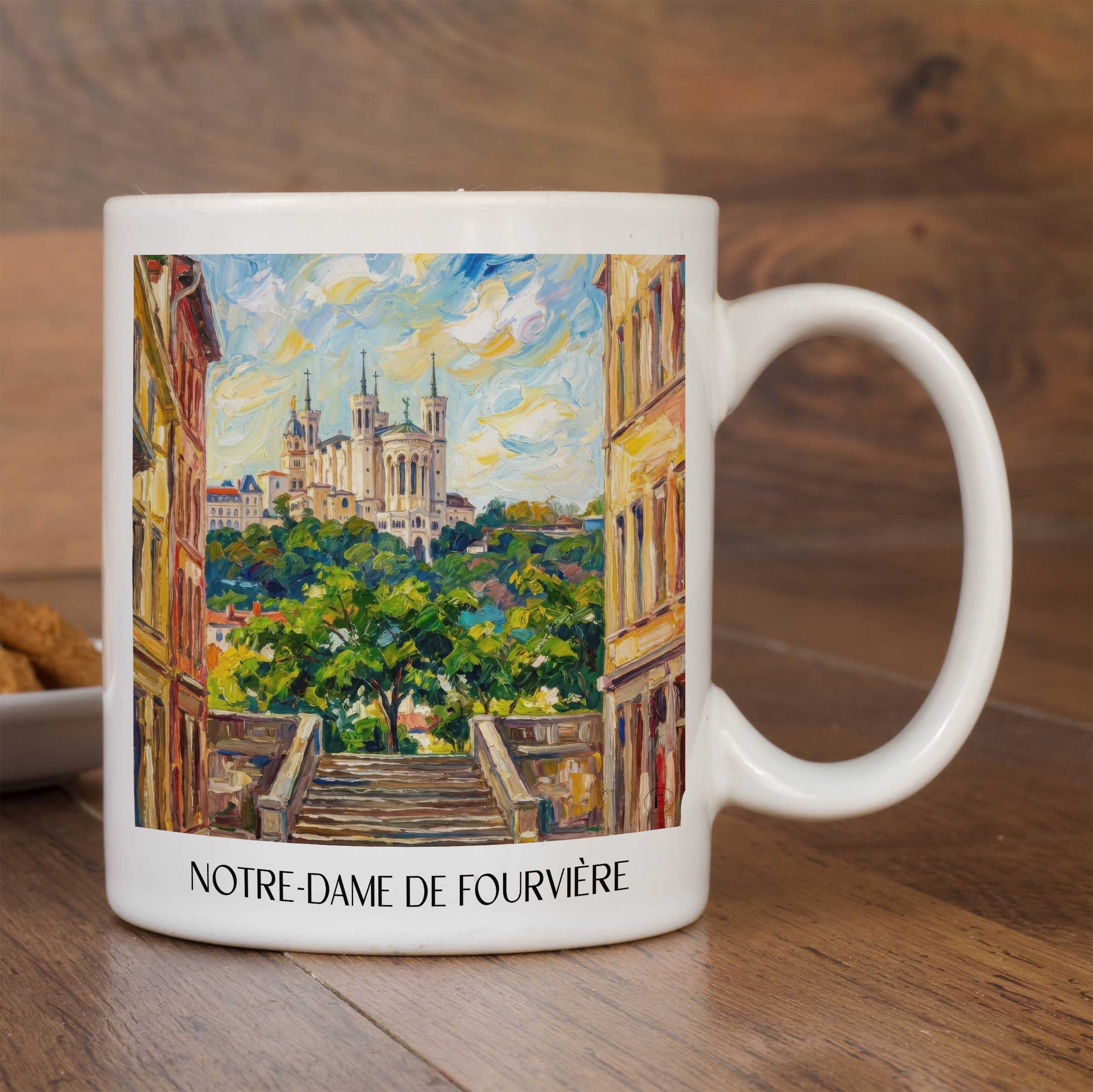 notre-dame-de-fourvière-lyon-frankreich-kaffeebecher-oil-painting-oelgemaelde