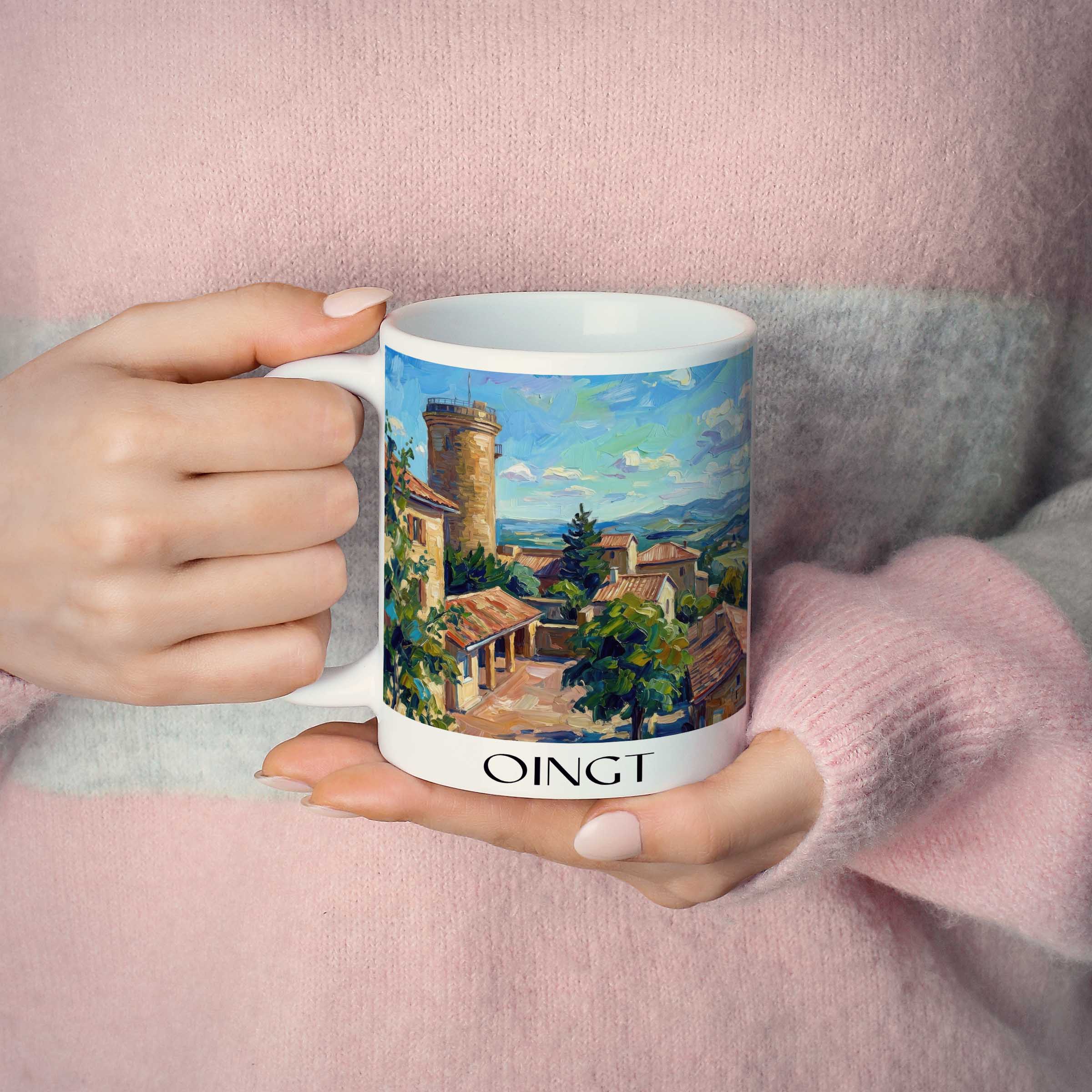 oingt-beaujolais-frankreich-kaffeebecher-oil-painting-oelgemaelde