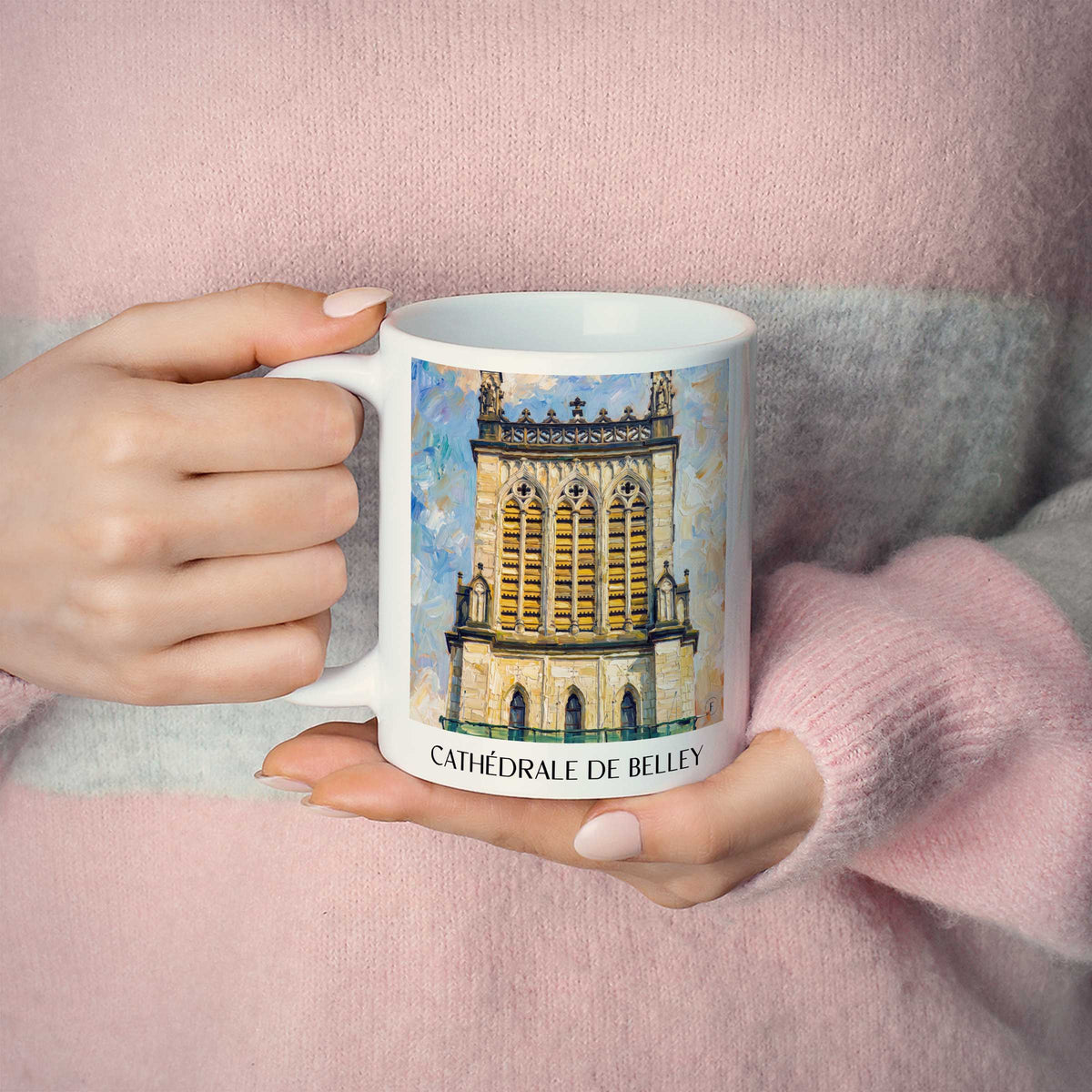 cathédrale-de-belley-ain-frankreich-kaffeebecher-oil-painting-oelgemaelde