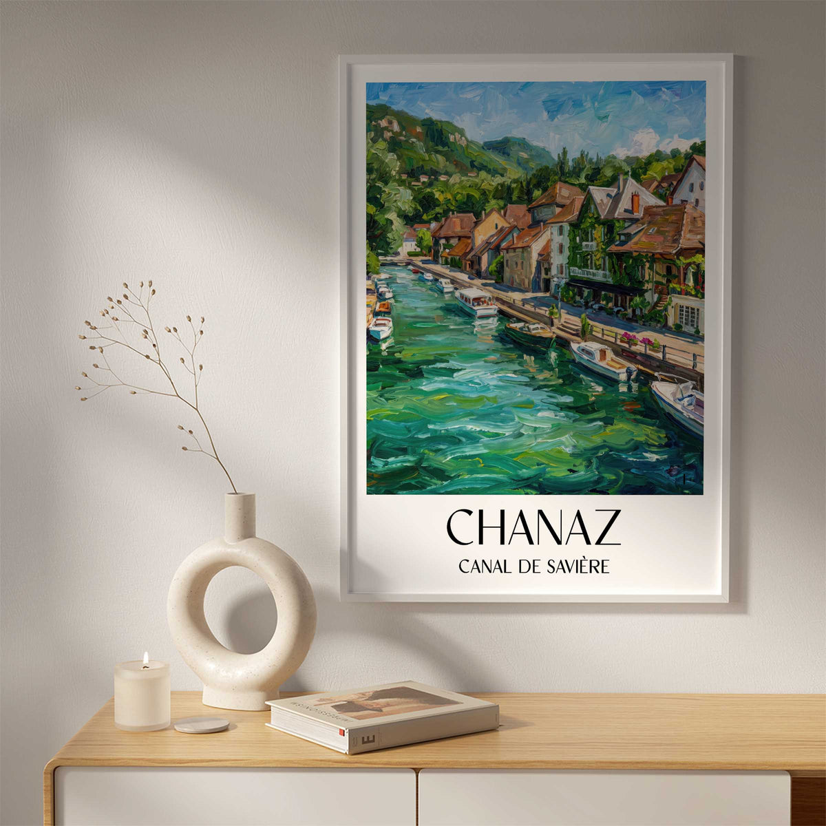 chanaz-canal-de-savière-frankreich-poster-oil-painting-oelgemaelde