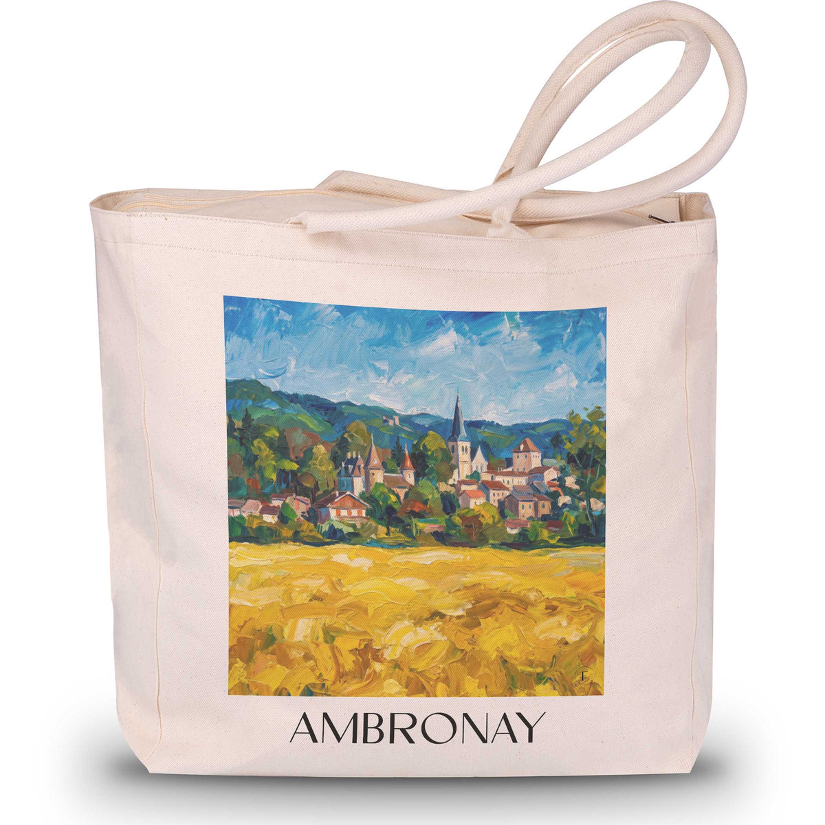 ambronay-ain-frankreich-einkaufstasche-oil-painting-oelgemaelde