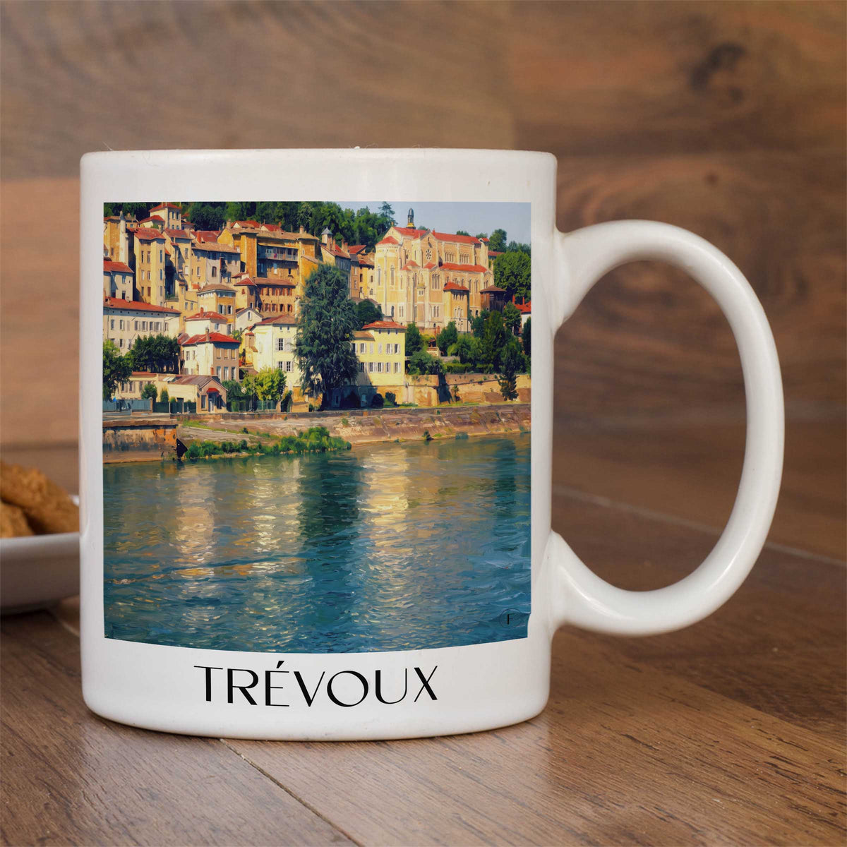 trévoux-val-de-saône-frankreich-kaffeebecher-oil-painting-oelgemaelde