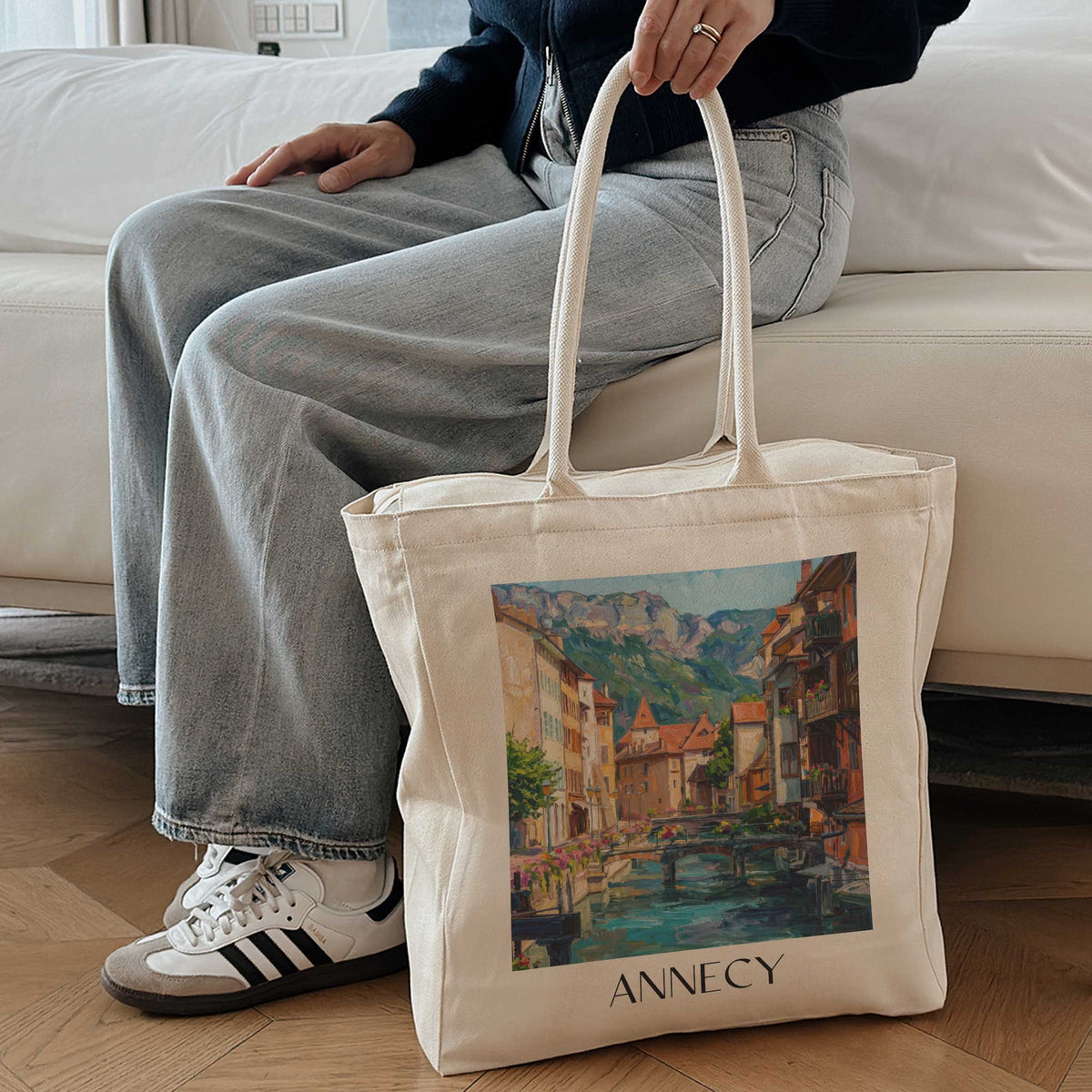 annecy-haute-savoie-frankreich-einkaufstasche-oil-painting-oelgemaelde