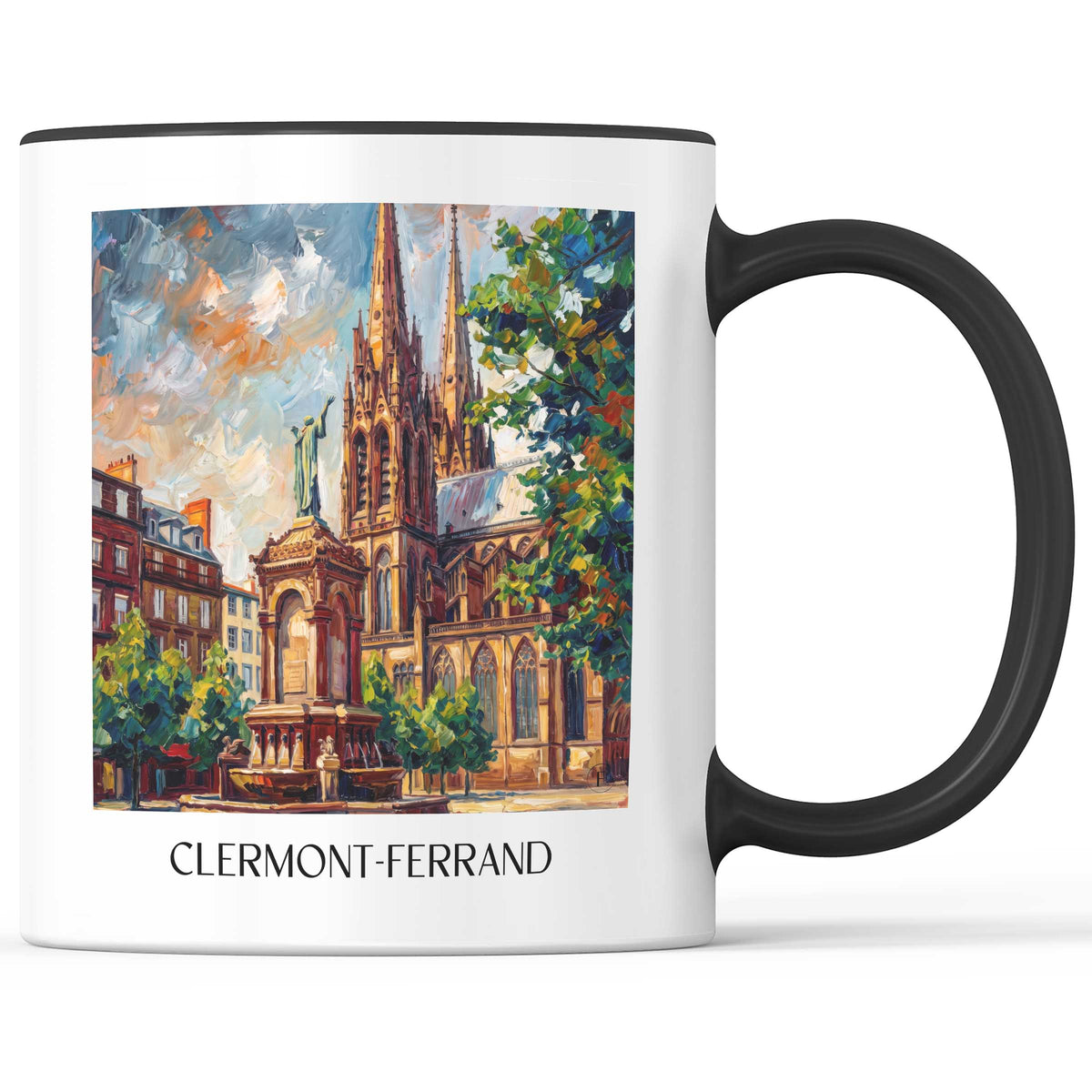 clermont-ferrand-auvergne-frankreich-kaffeebecher-oil-painting-oelgemaelde