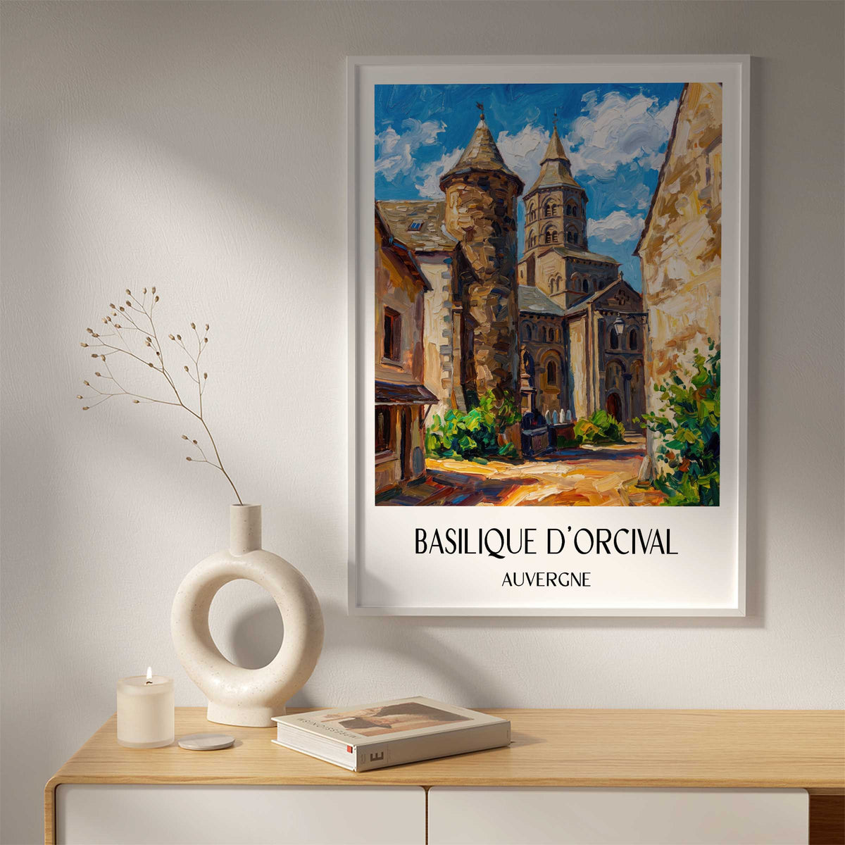 basilique-d'orcival-auvergne-frankreich-poster-oil-painting-oelgemaelde
