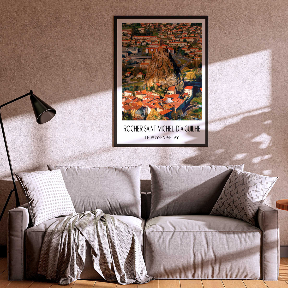 rocher-saint-michel-d'aiguilhe-le-puy-en-velay-frankreich-poster-oil-painting-oelgemaelde