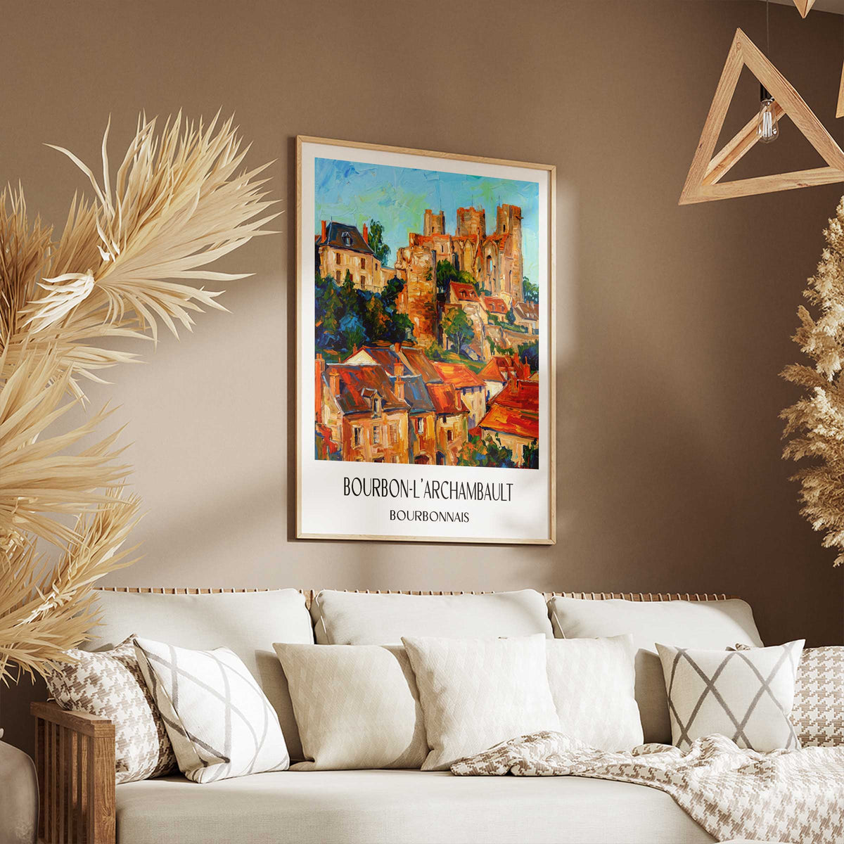 bourbon-l'archambault-bourbonnais-frankreich-poster-oil-painting-oelgemaelde