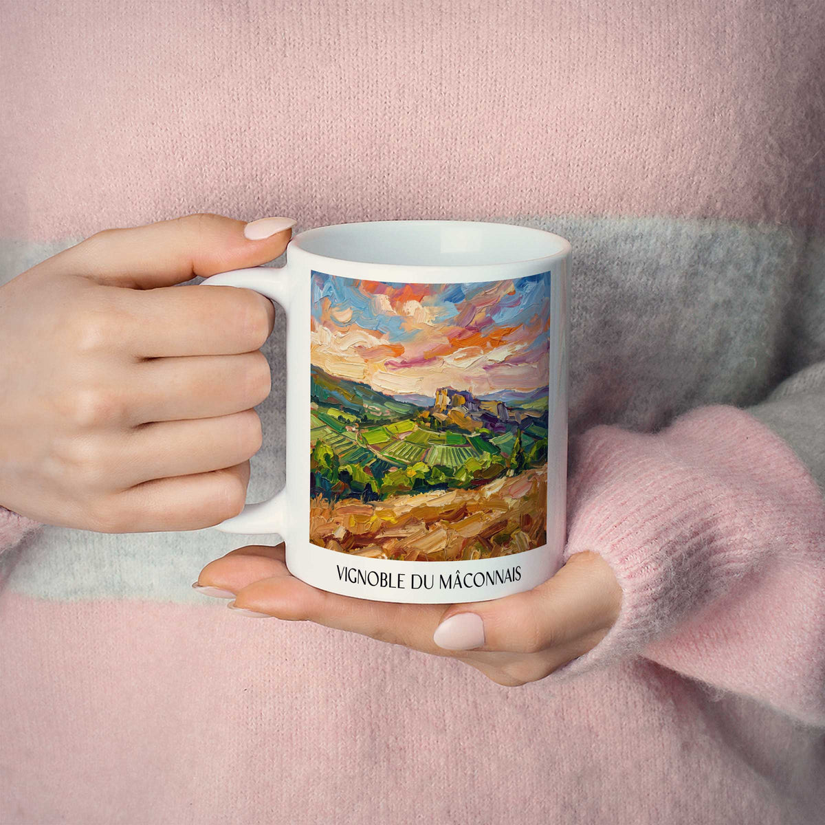 vignoble-du-mâconnais-saône-et-loire-frankreich-kaffeebecher-oil-painting-oelgemaelde