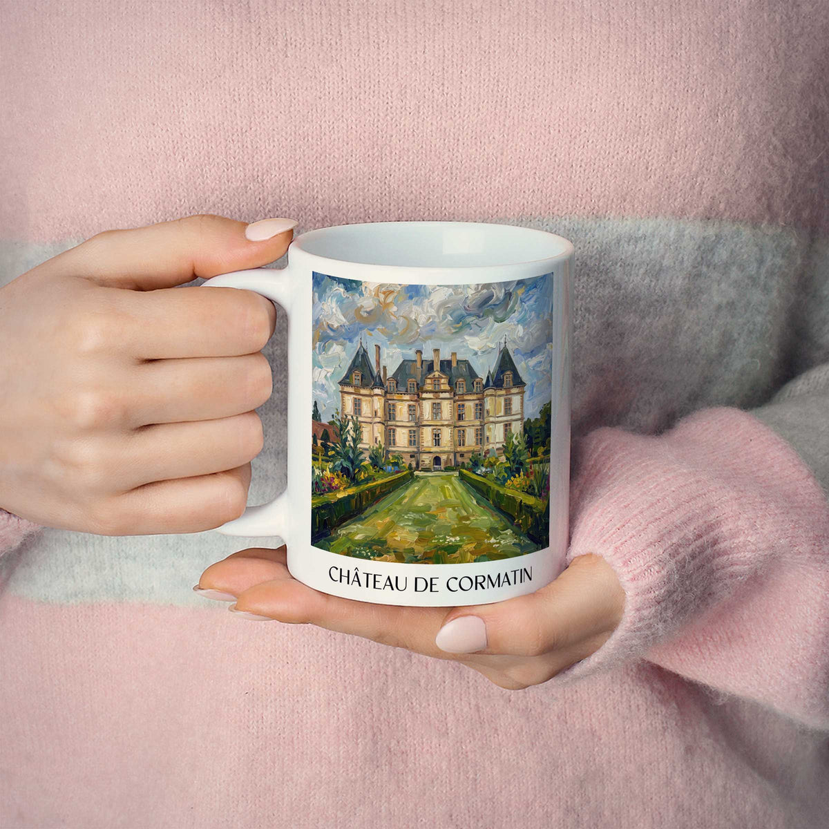 château-de-cormatin-tournugeois-frankreich-kaffeebecher-oil-painting-oelgemaelde
