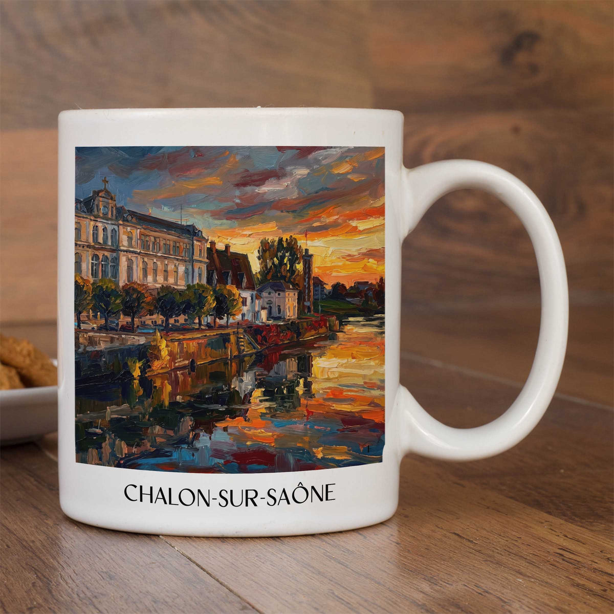 chalon-sur-saône-val-de-saône-frankreich-kaffeebecher-oil-painting-oelgemaelde