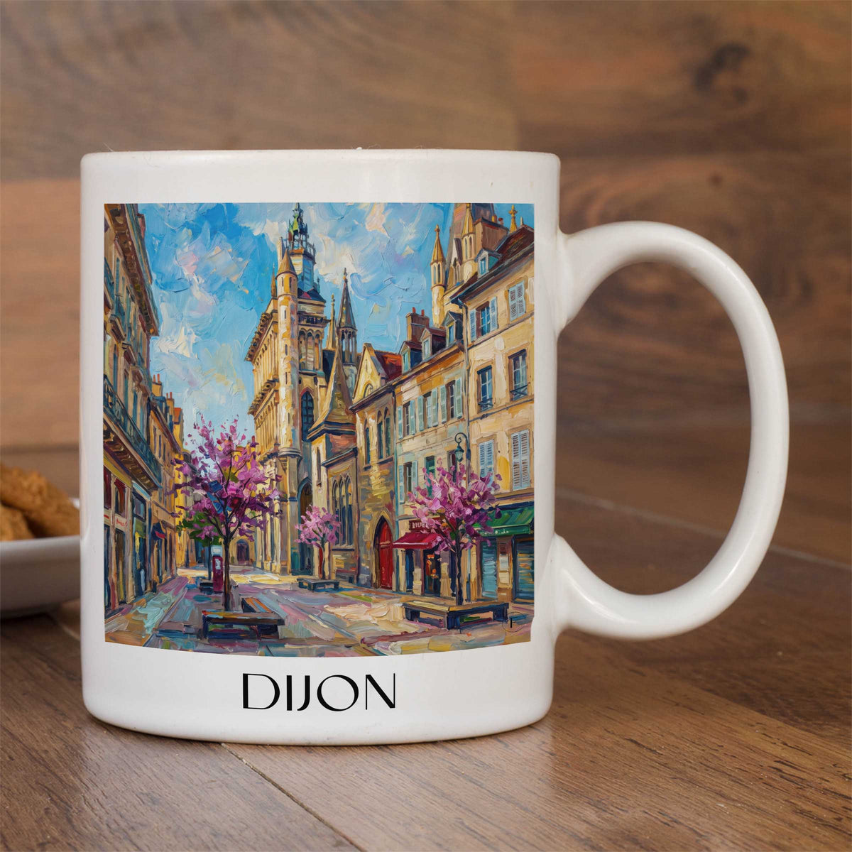 dijon-bourgogne-frankreich-kaffeebecher-oil-painting-oelgemaelde
