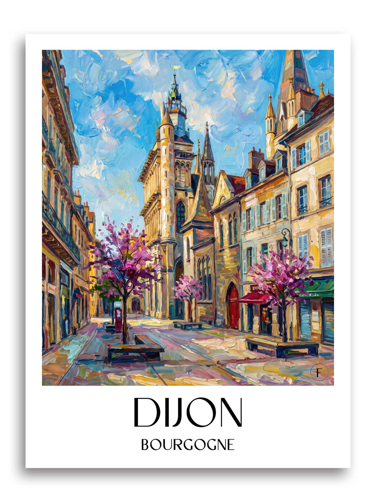 dijon-bourgogne-frankreich-poster-oil-painting-oelgemaelde