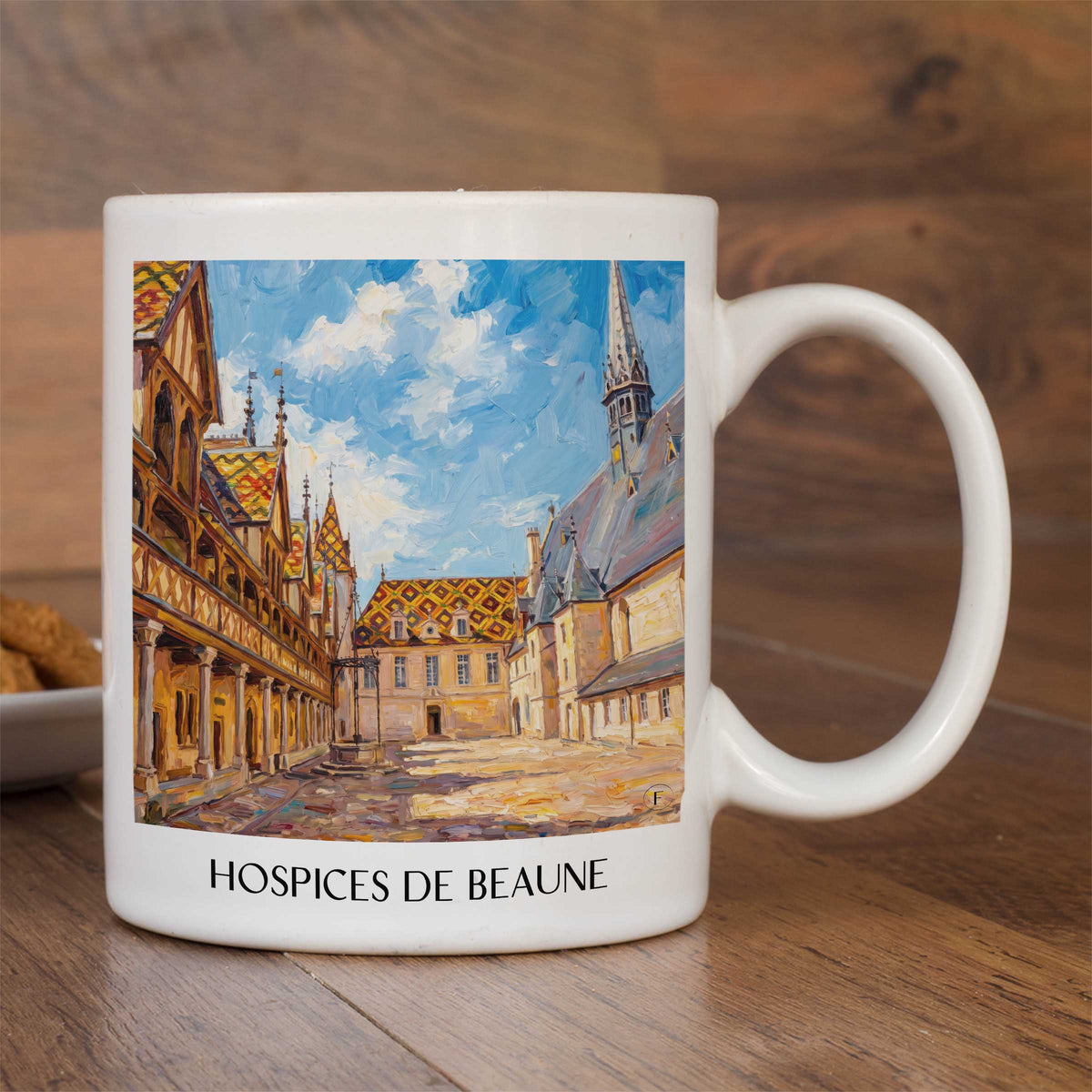 hospices-de-beaune-côte-d'or-frankreich-kaffeebecher-oil-painting-oelgemaelde