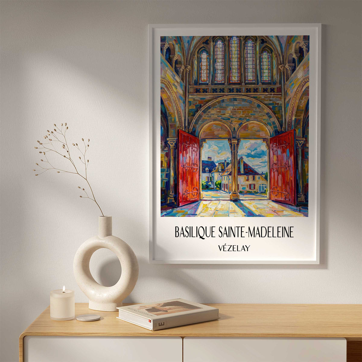basilique-sainte-madeleine-vézelay-frankreich-poster-oil-painting-oelgemaelde