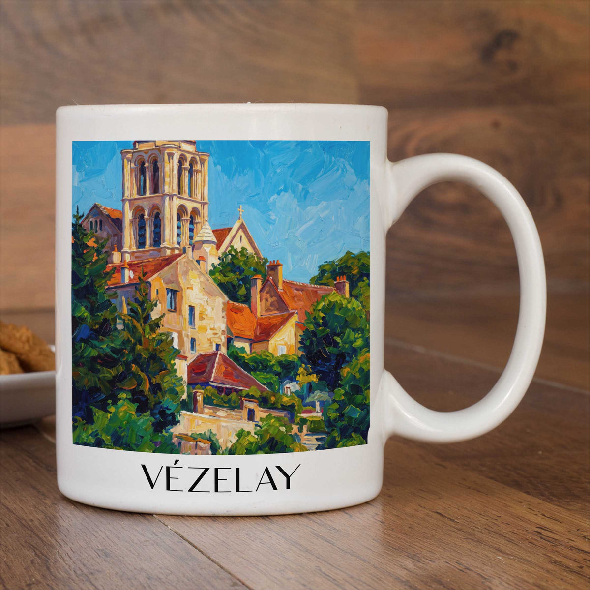 vézelay-morvan-frankreich-kaffeebecher-oil-painting-oelgemaelde