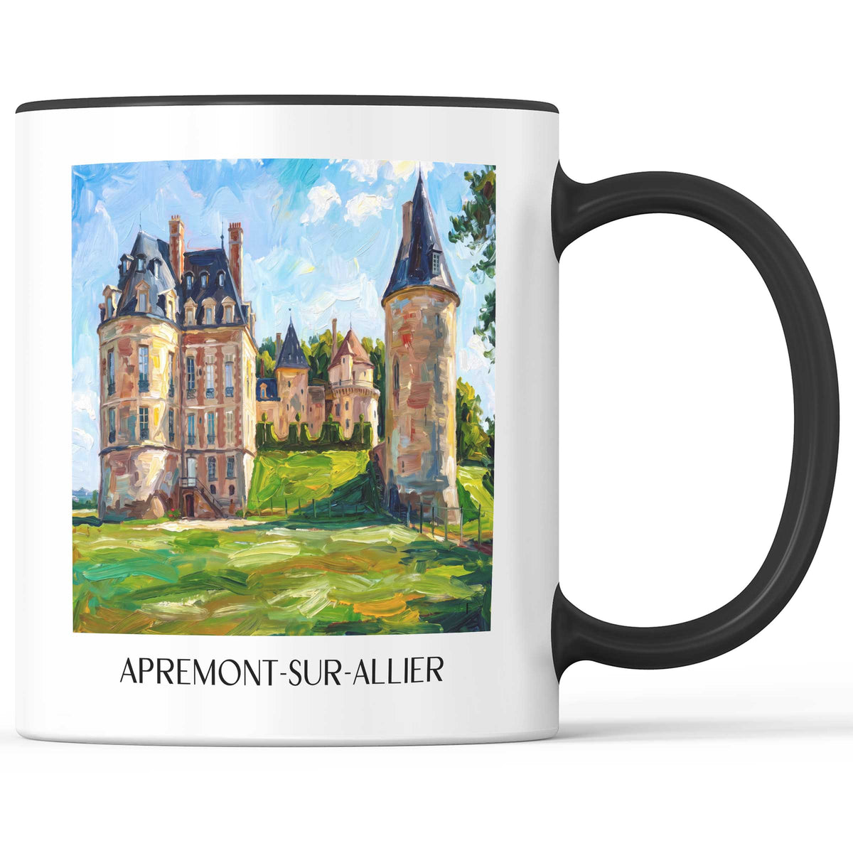 apremont-sur-allier-val-d'allier-frankreich-kaffeebecher-oil-painting-oelgemaelde