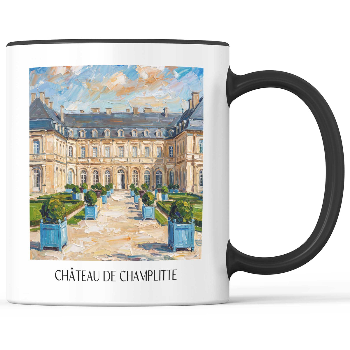 château-de-champlitte-haute-saône-frankreich-kaffeebecher-oil-painting-oelgemaelde