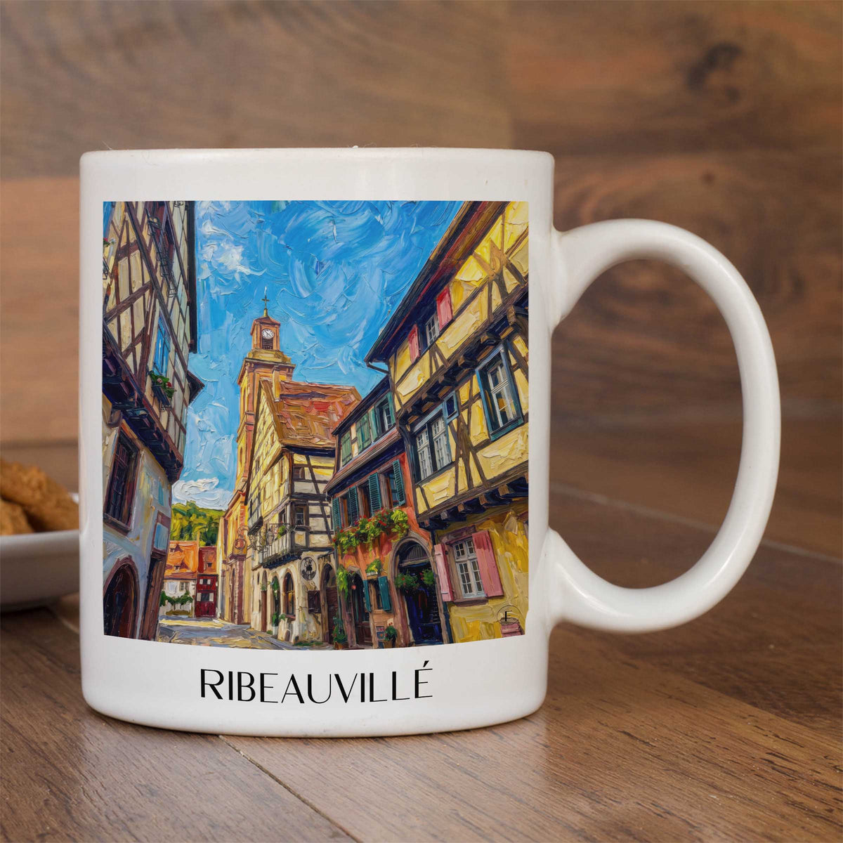 ribeauvillé-route-des-vins-d'alsace-frankreich-kaffeebecher-oil-painting-oelgemaelde
